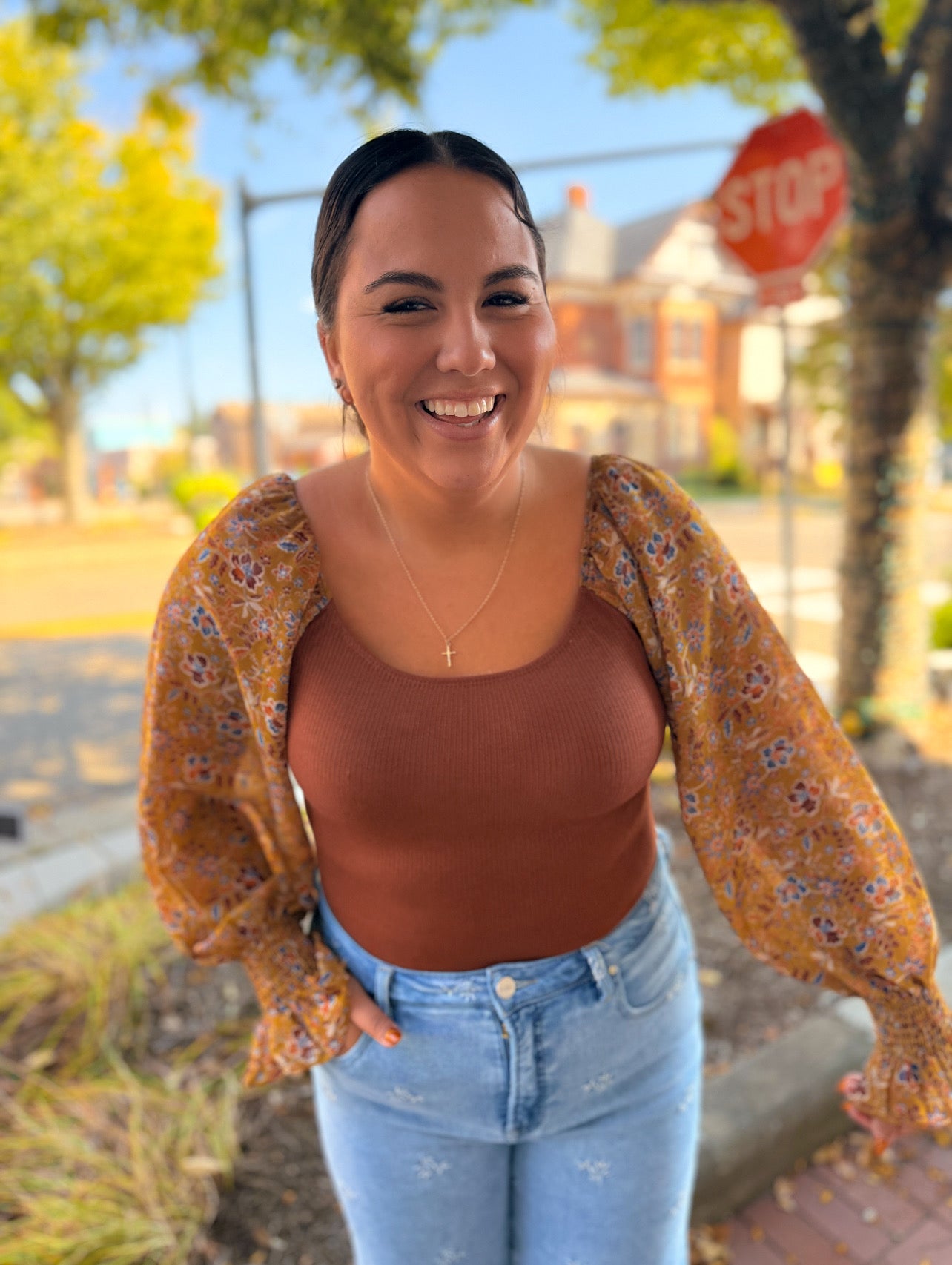 Emberly Floral Bodysuit