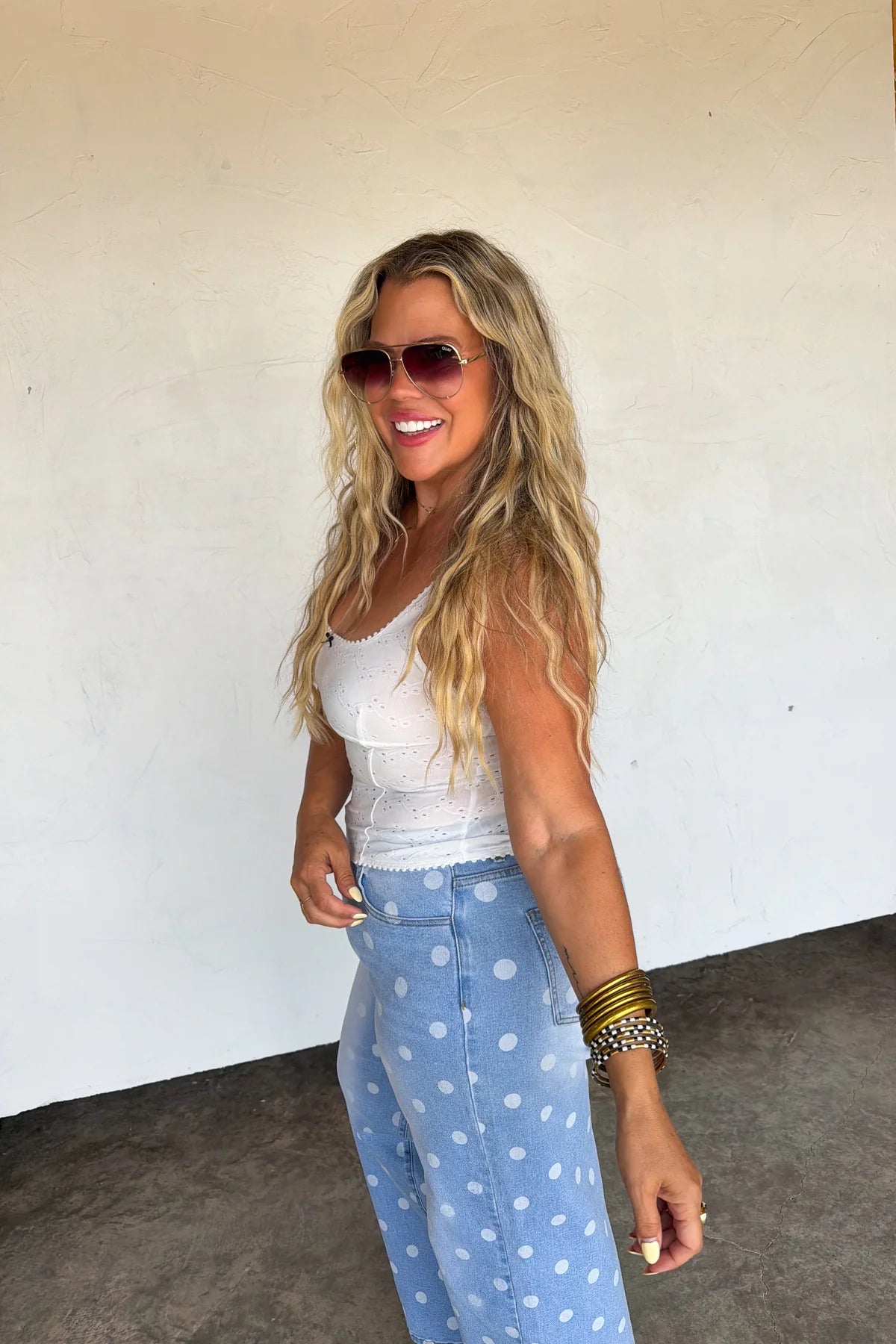 PREORDER- DAISY LANE EYELETT TANK