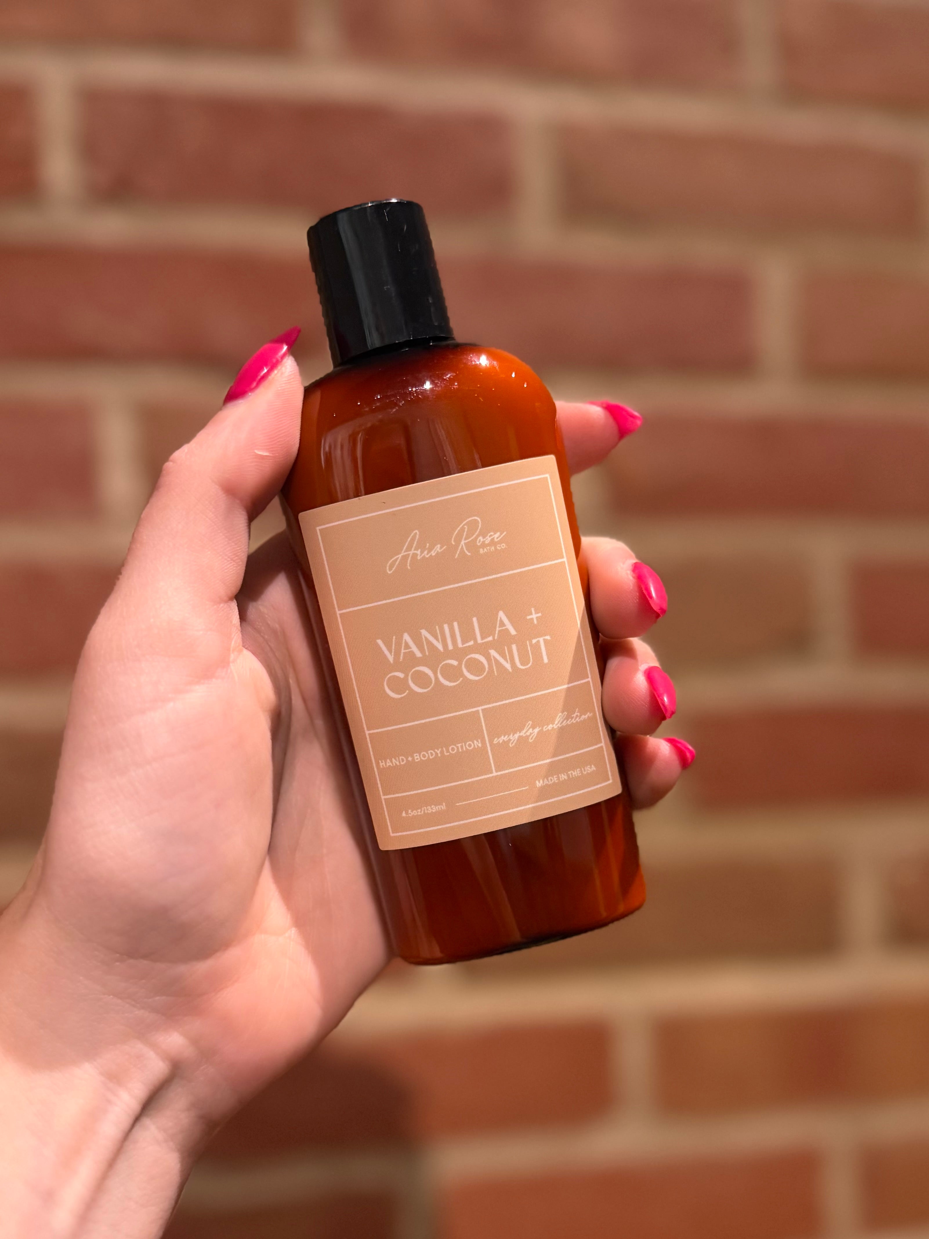 Vanilla + Coconut Hand + Body Lotion: 4oz