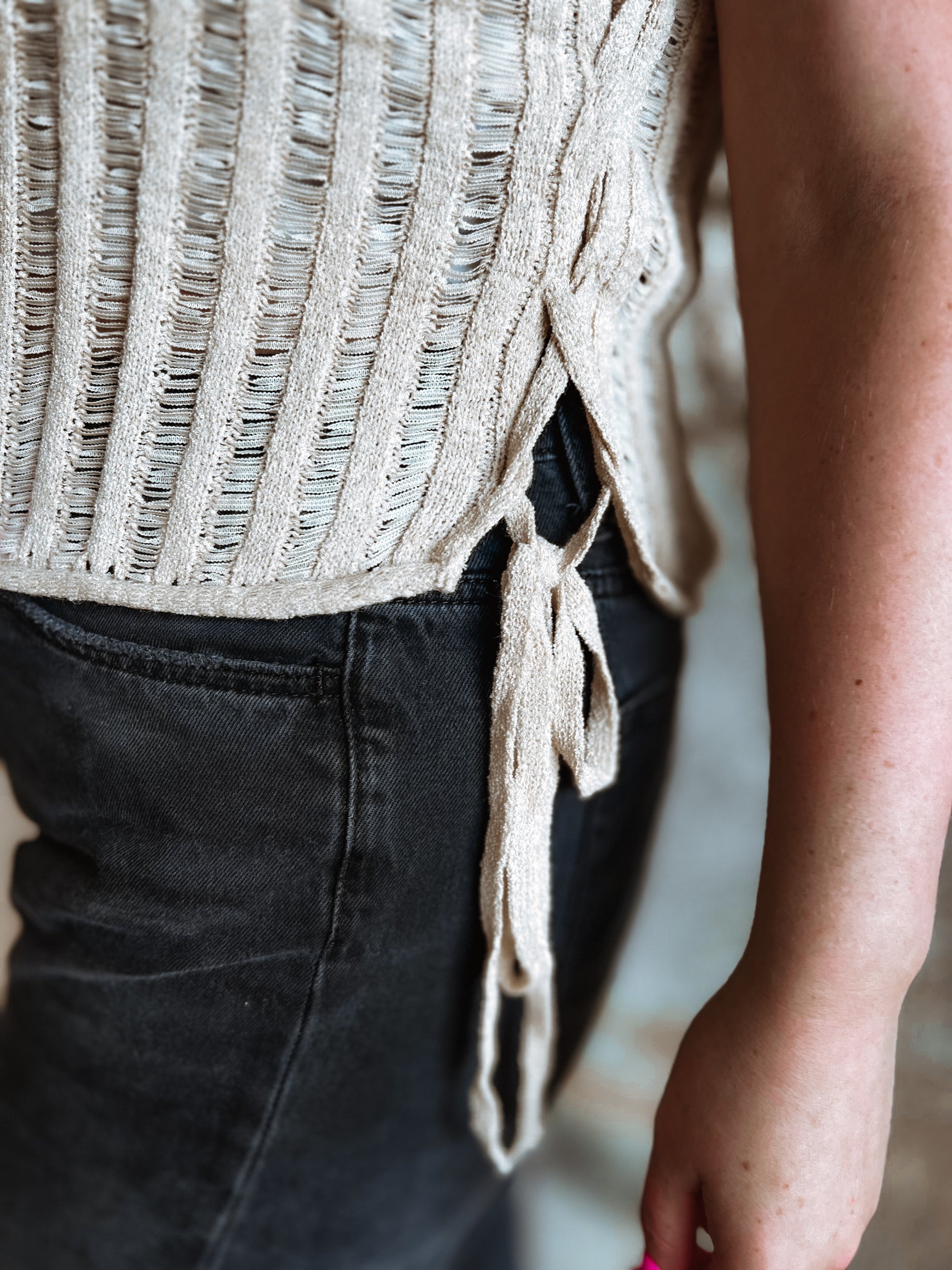 Ophelia Distressed Tank