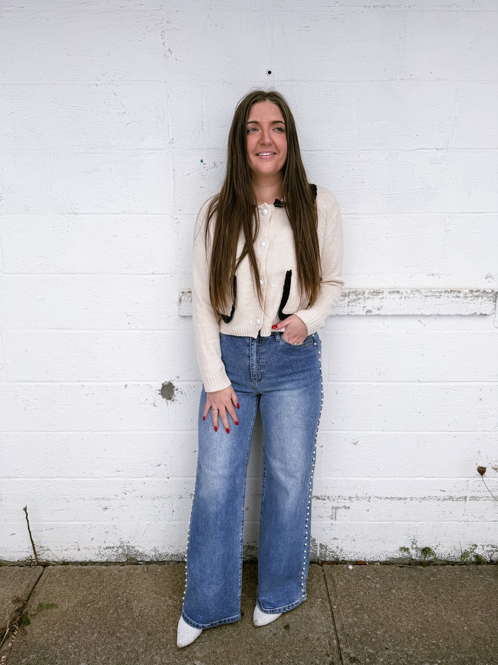 Dahlia Contrast Cardigan