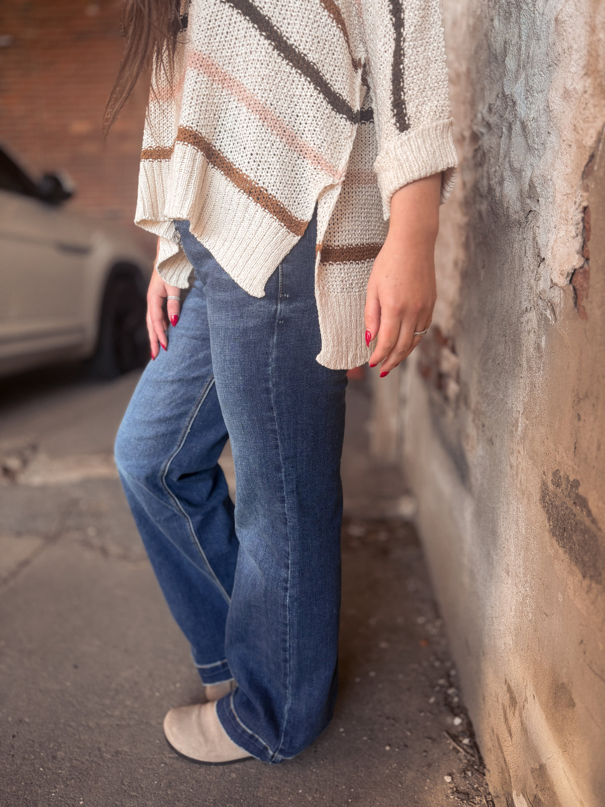 Mindy Tummy Control 90’s Vintage Wide Jeans