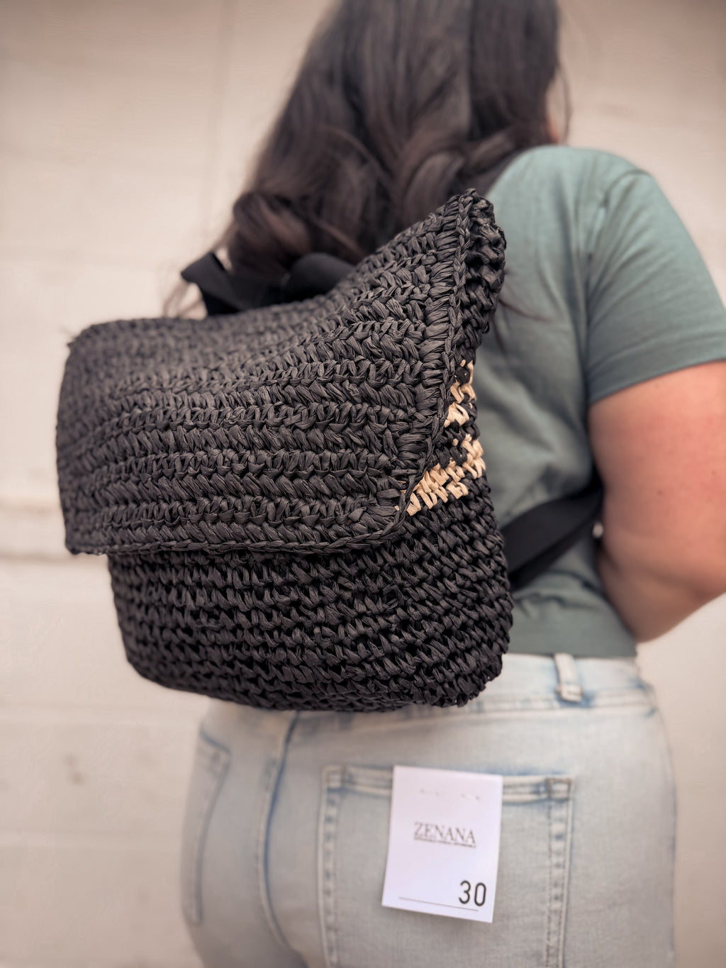Straw Backpack