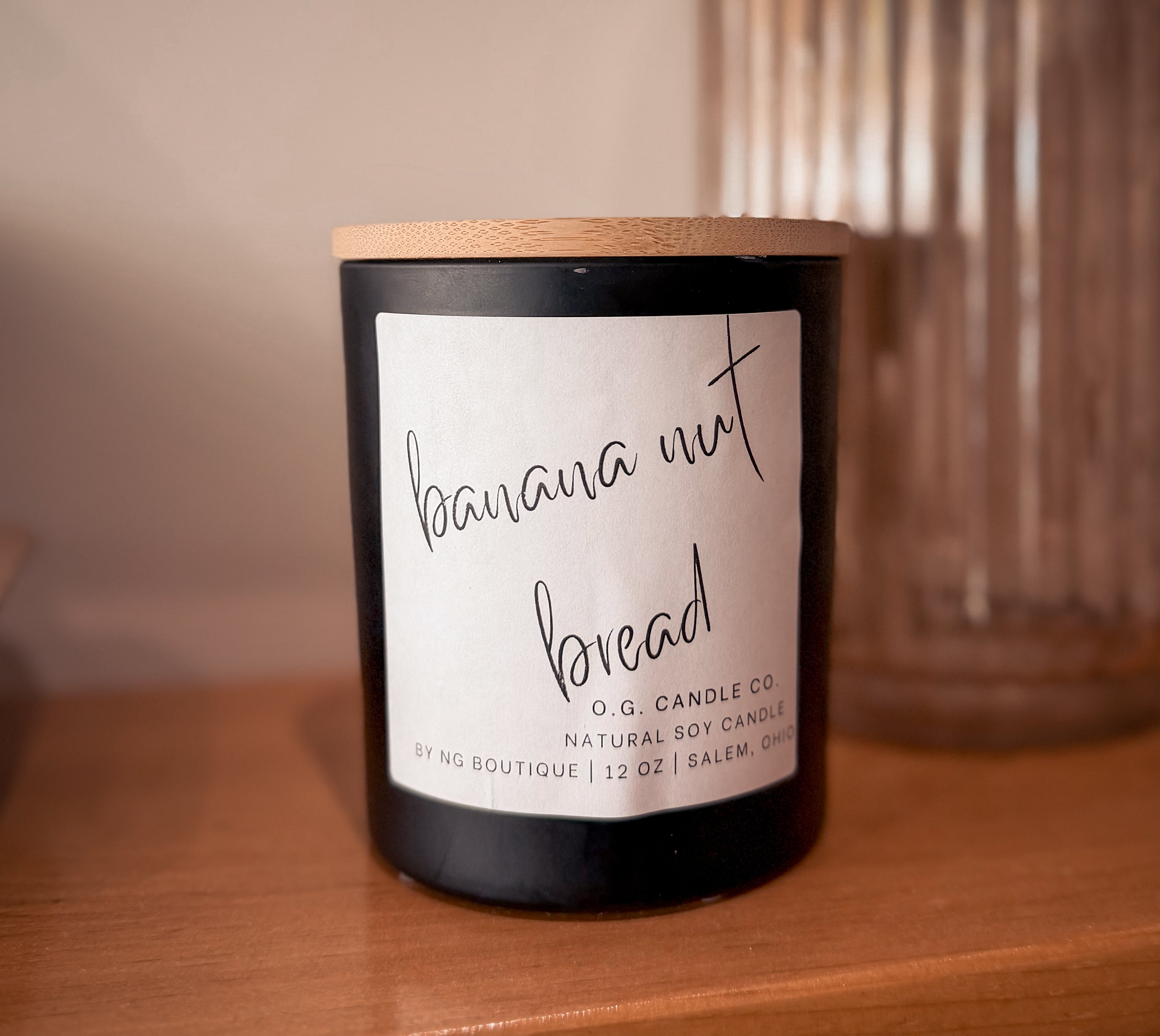 Banana Nut Bread Soy Candle