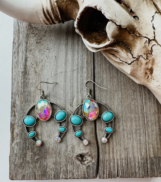 Turquoise with glass stone detail