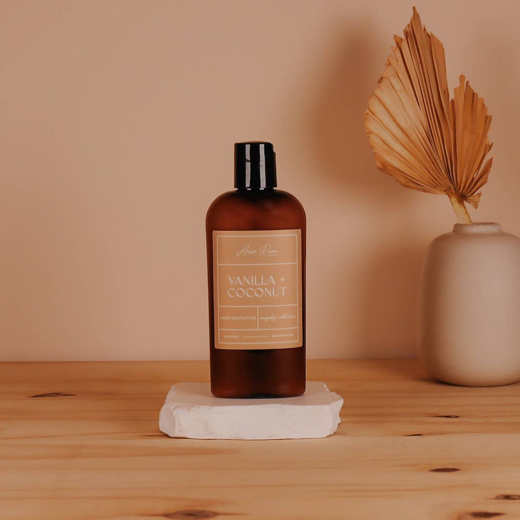 Vanilla + Coconut Hand + Body Lotion: 4oz
