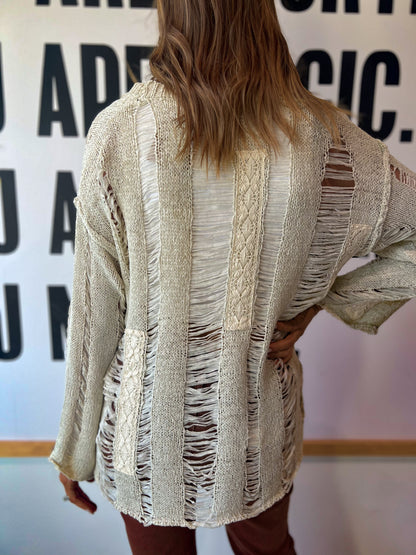 Savannah Distressed Cardigan