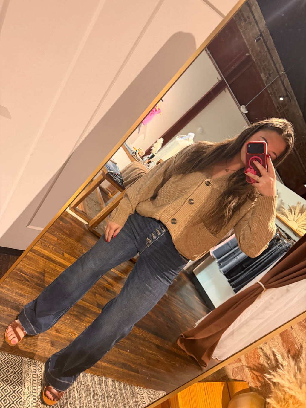 Mindy Tummy Control 90’s Vintage Wide Jeans