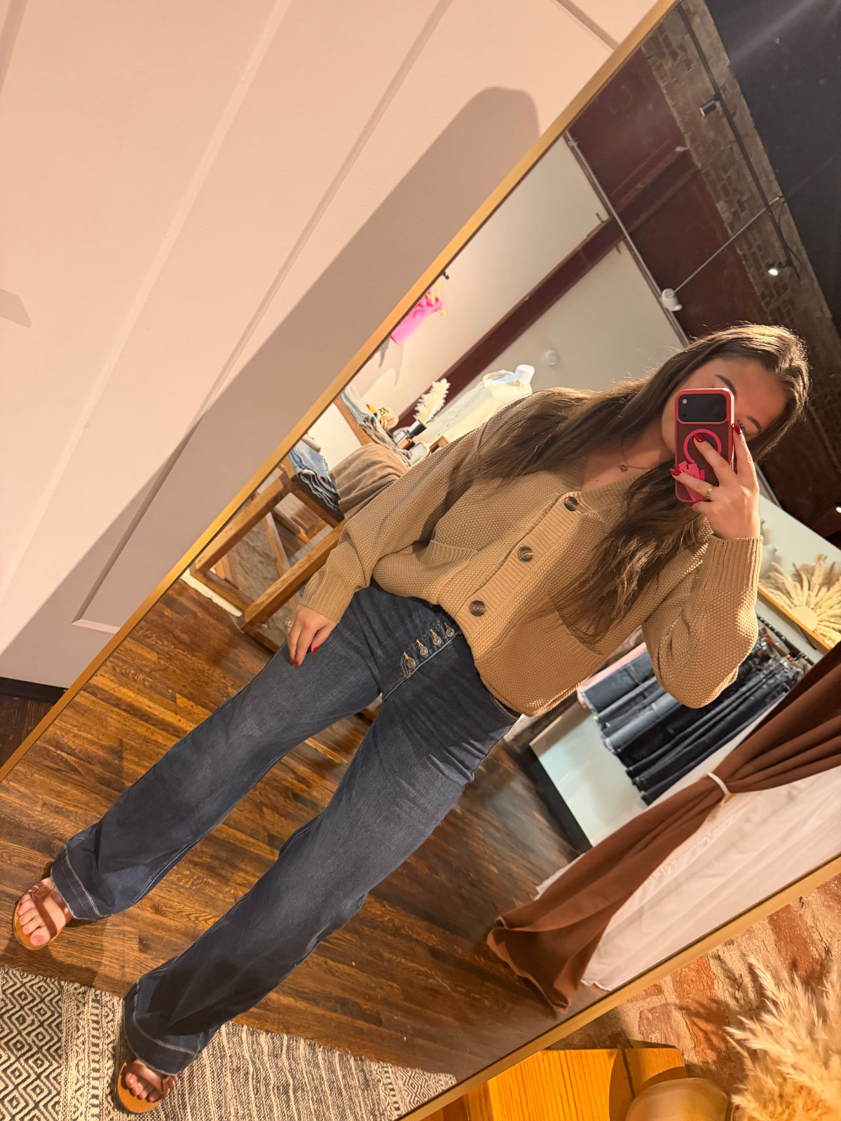 Mindy Tummy Control 90’s Vintage Wide Jeans