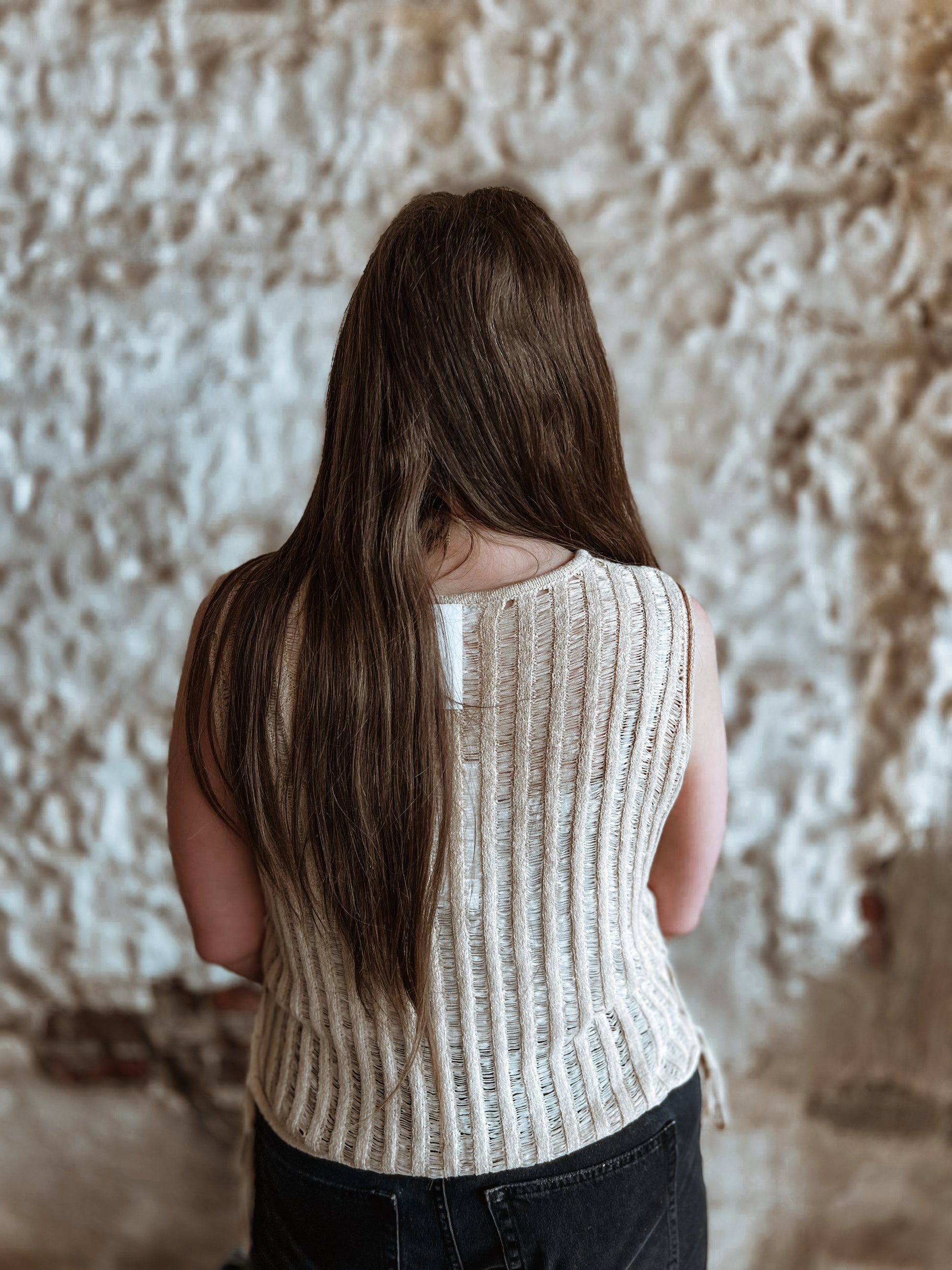 Ophelia Distressed Tank