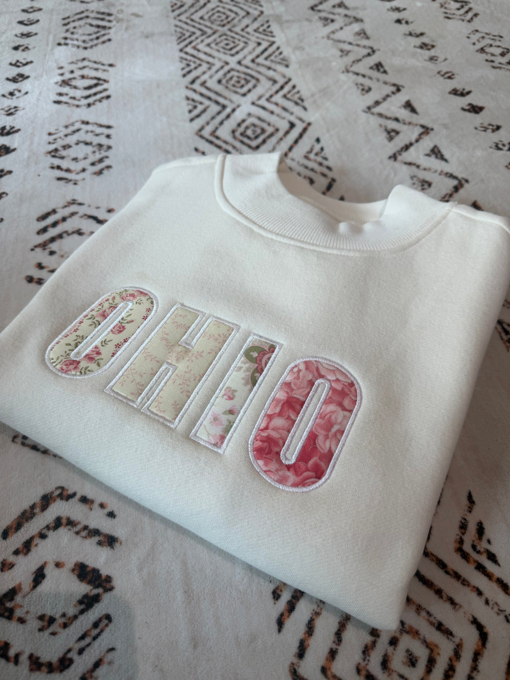 Ohio Floral Mockneck