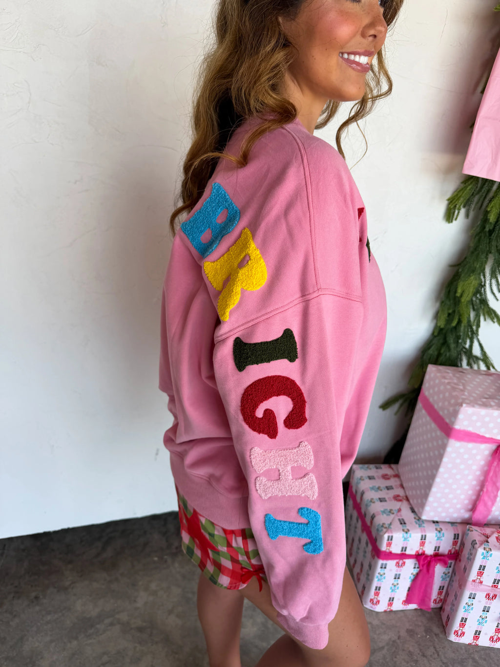 PREORDER- MERRY MESSAGE SWEATSHIRT
