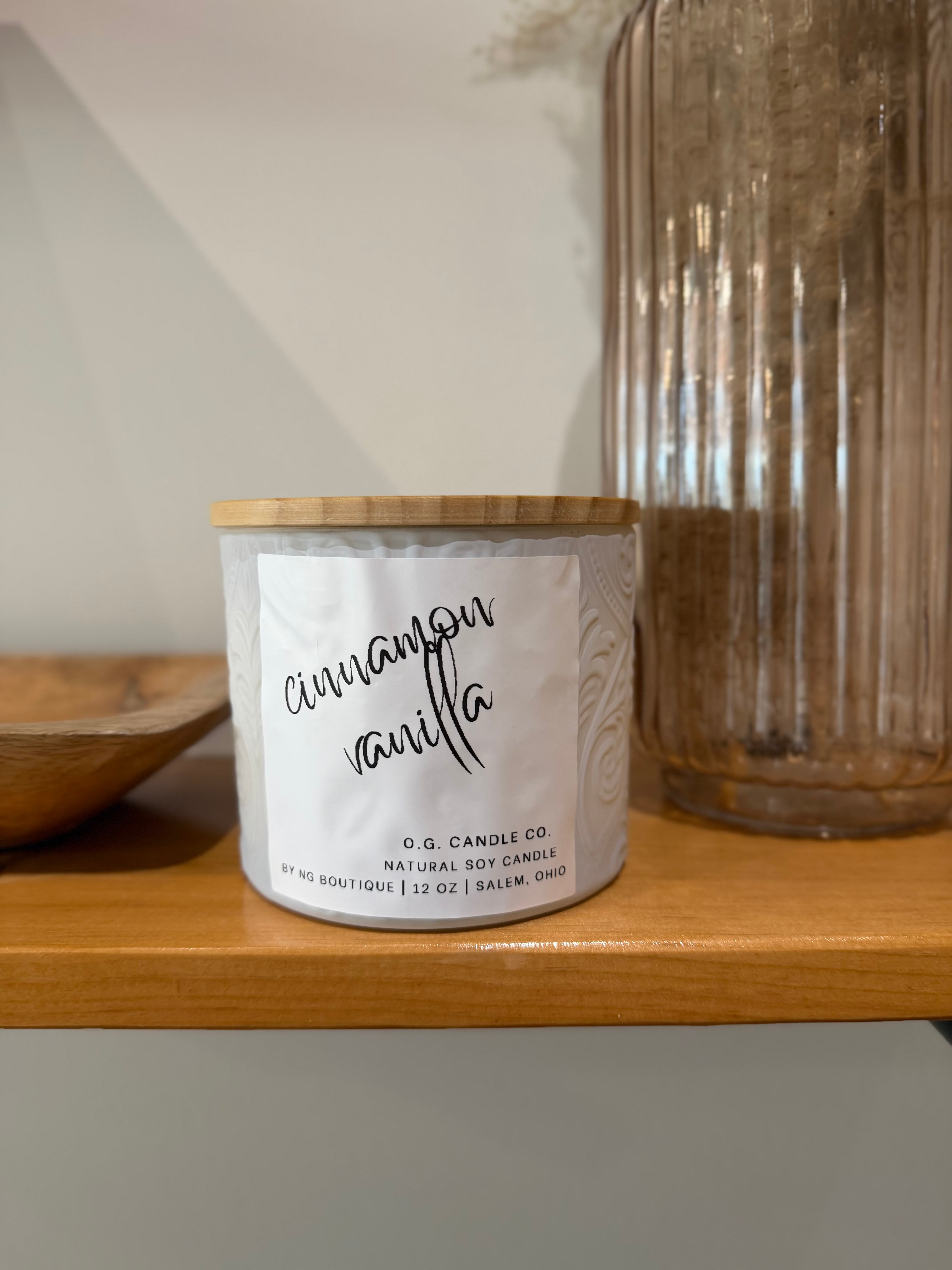 Cinnamon Vanilla Soy Candle