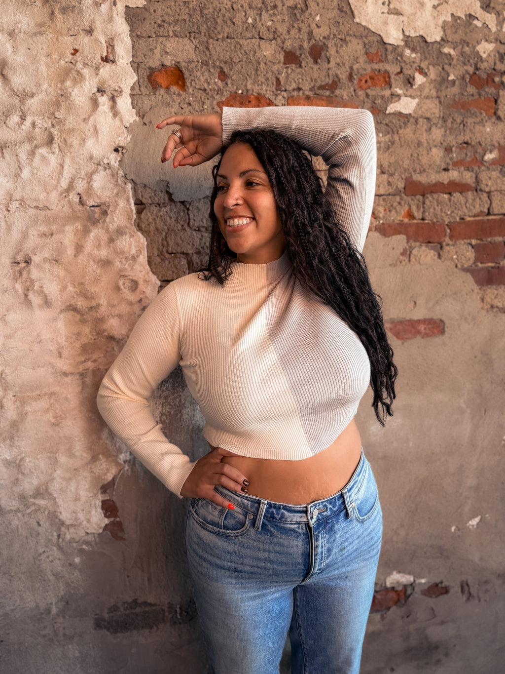 Emma Crop Sweater