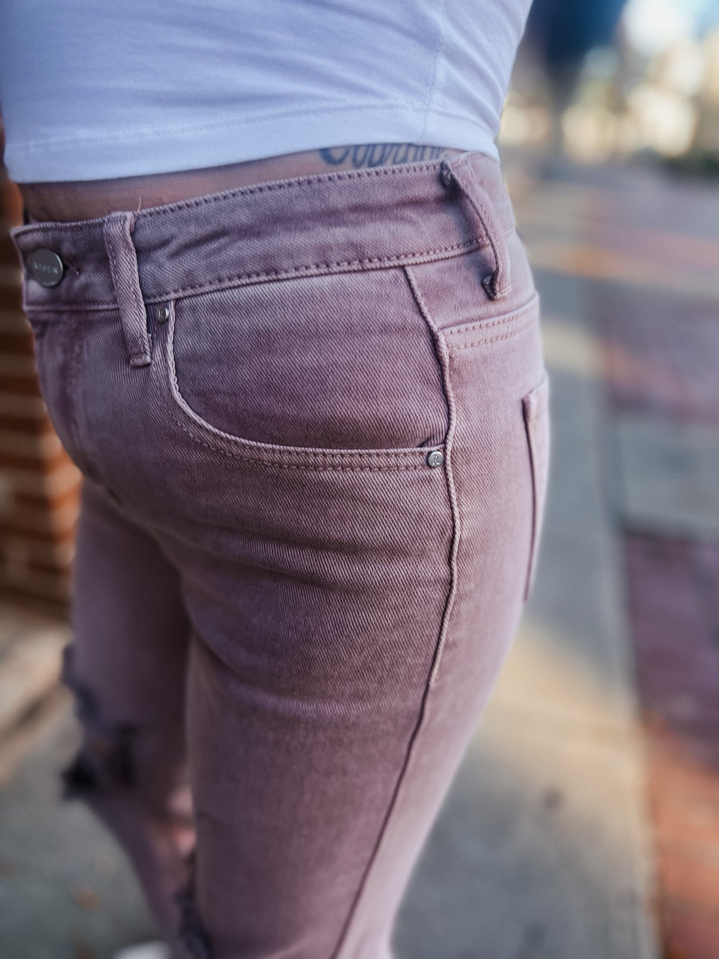 Audrey Mauve Jeans