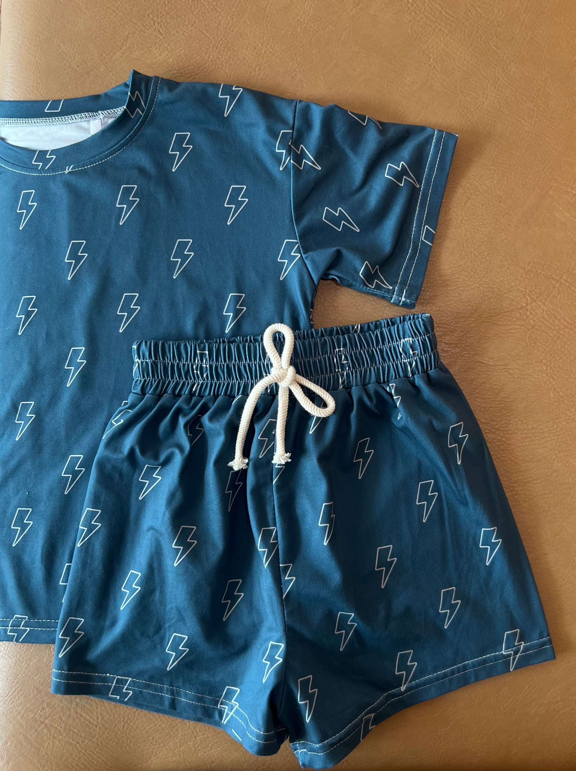 Blue Bolts Comfort Set