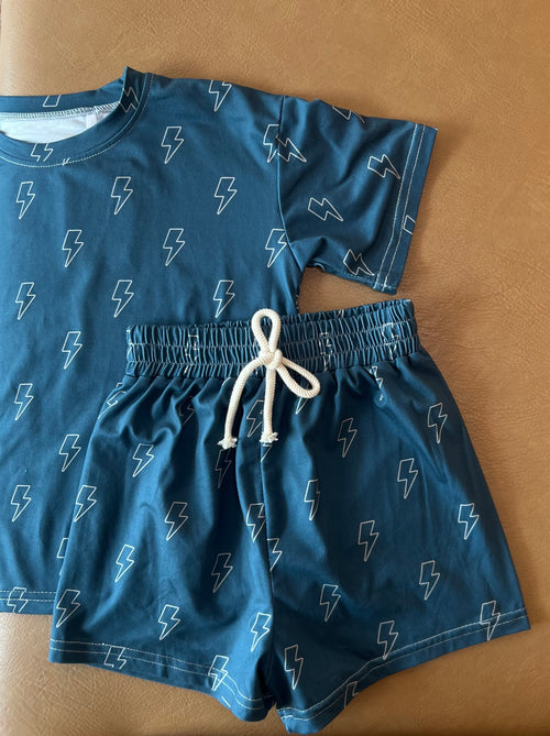 Blue Bolts Comfort Set