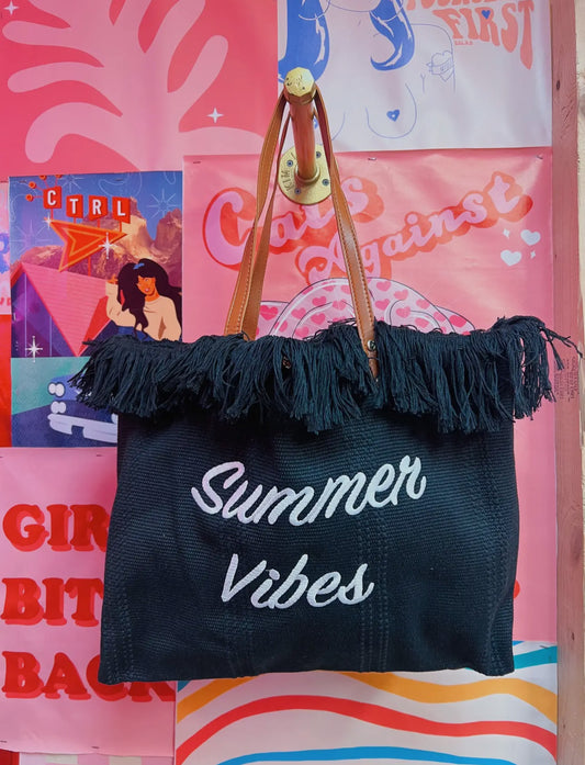 Summer Vibes Boho Fringe Bag