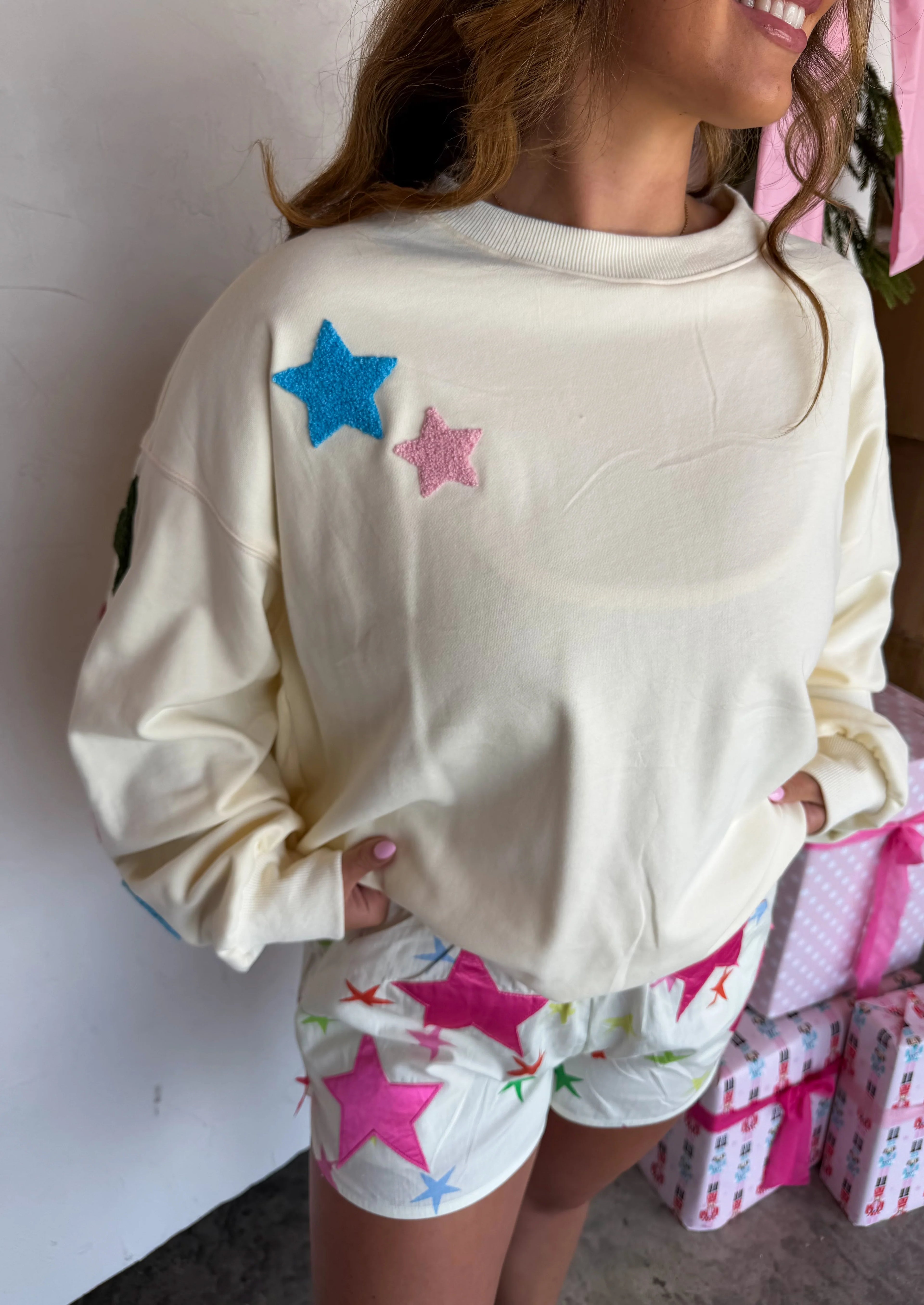 PREORDER- MERRY MESSAGE SWEATSHIRT