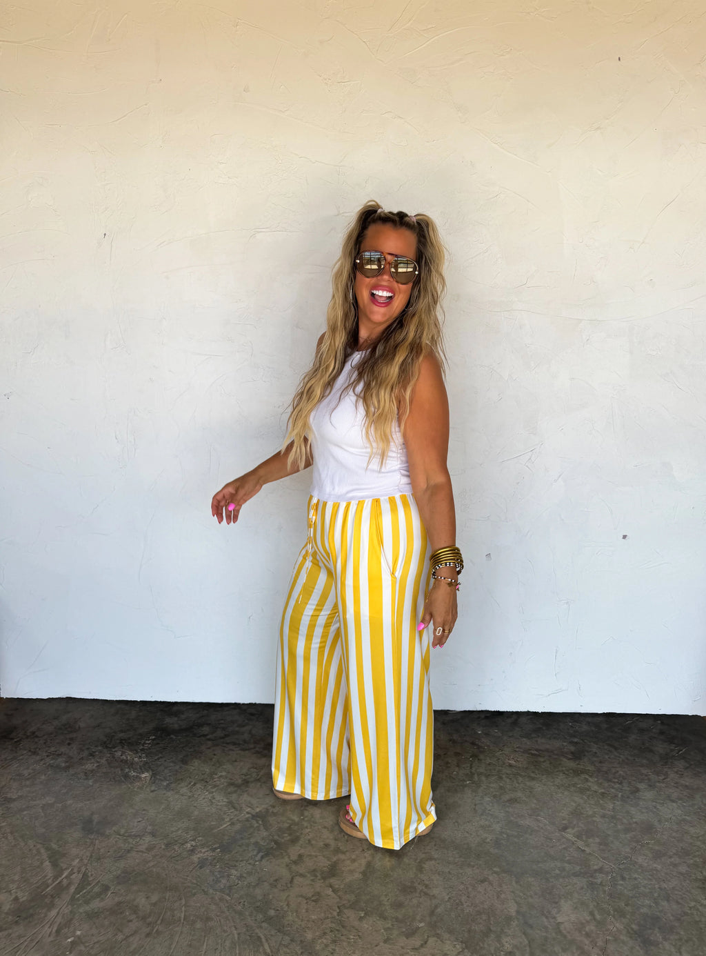 PREORDER- GAME DAY HADDIE WIDE LEG PANTS