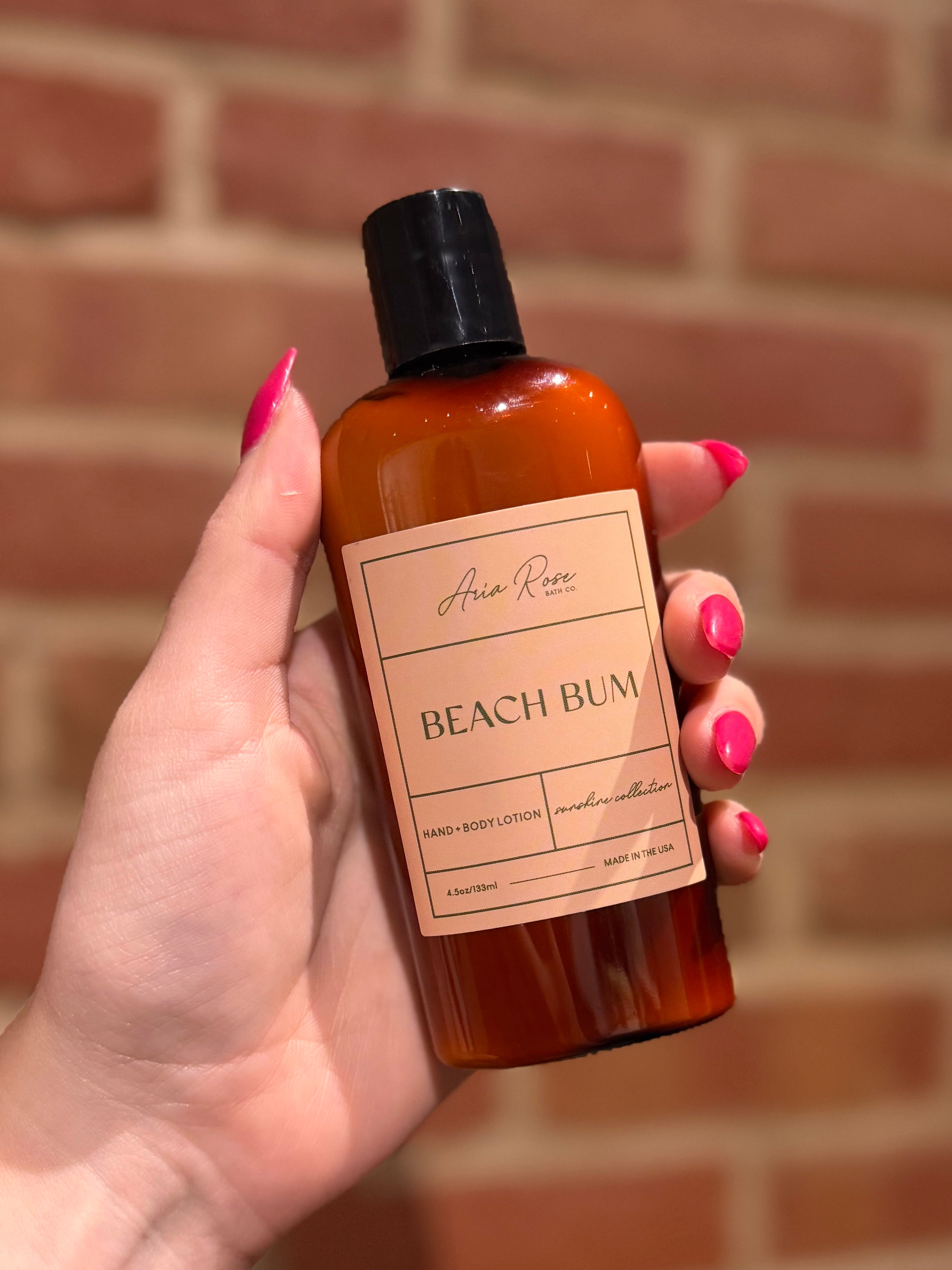 Beach Bum Hand + Body Lotion - Sunshine Collection: 4oz