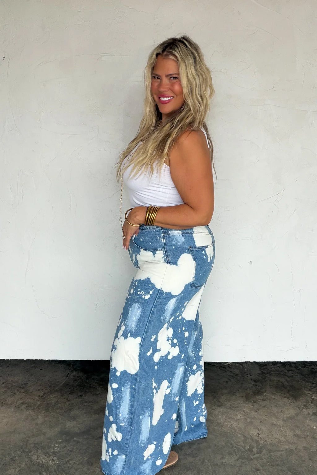 PREORDER- BLEACHED OUT BABE JEANS