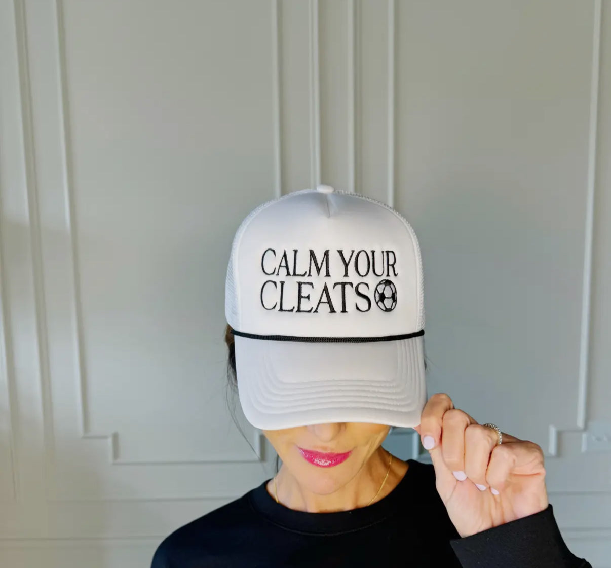 Calm Your Cleats Trucker Hat