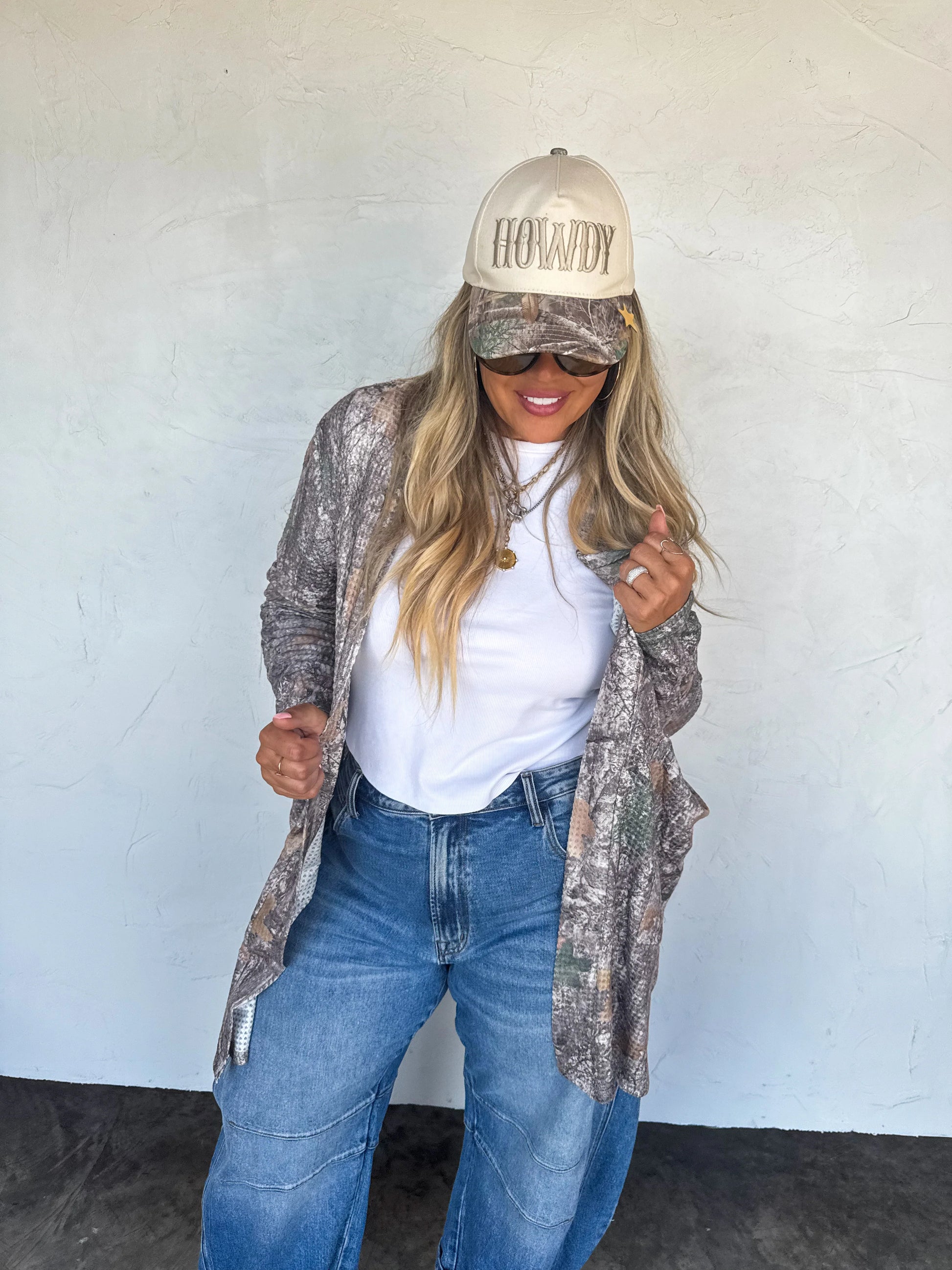 Camo Lola Cardigan