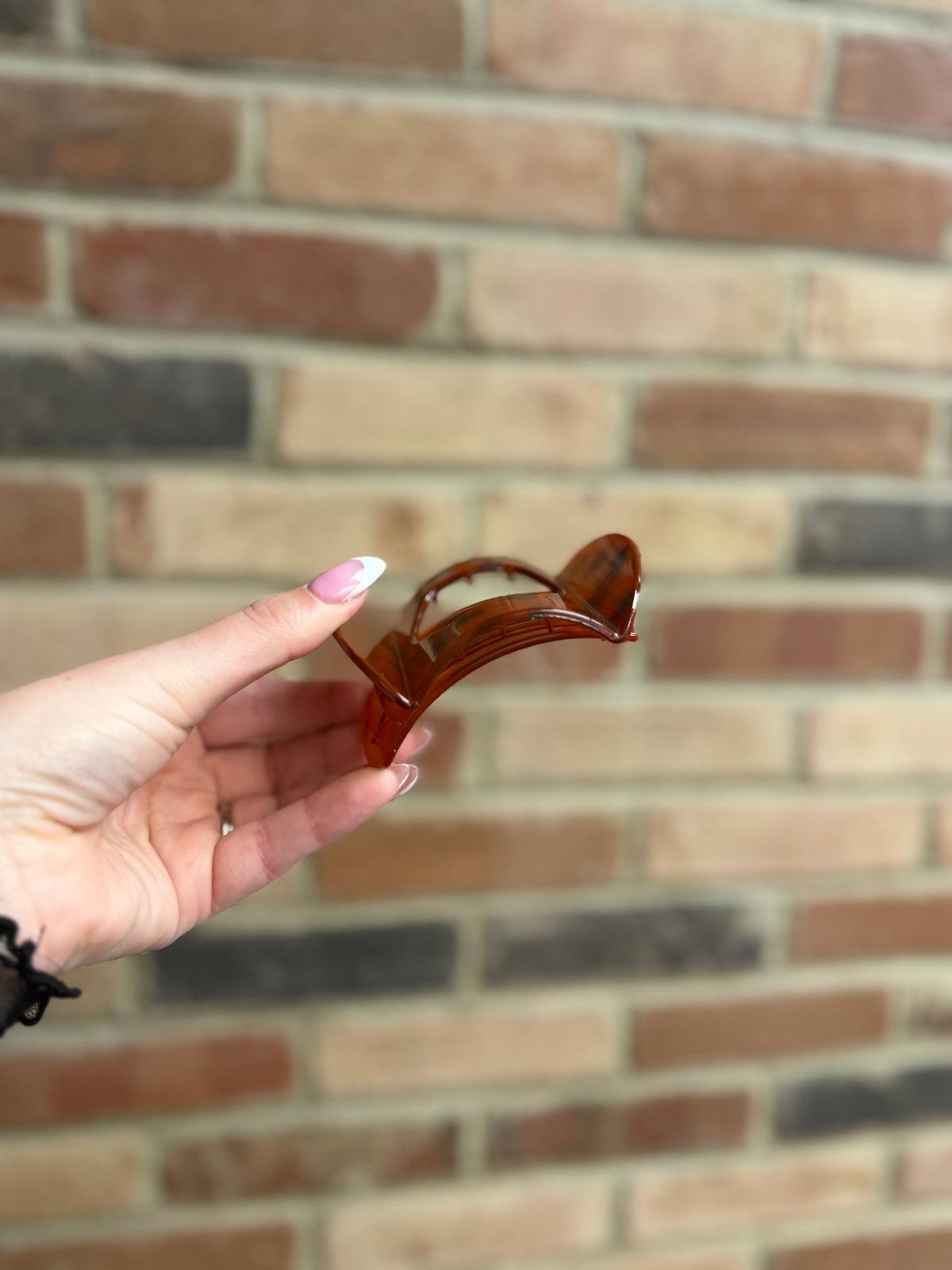 Flat Tortoise Hair Clip