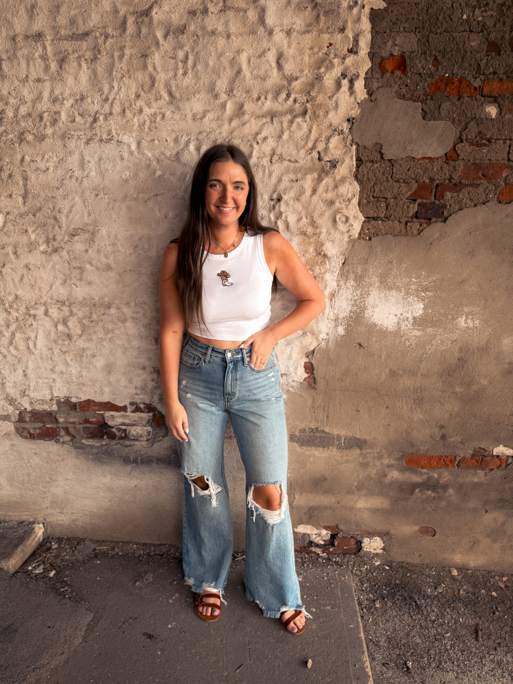 Gracin Relaxed Flare Jeans
