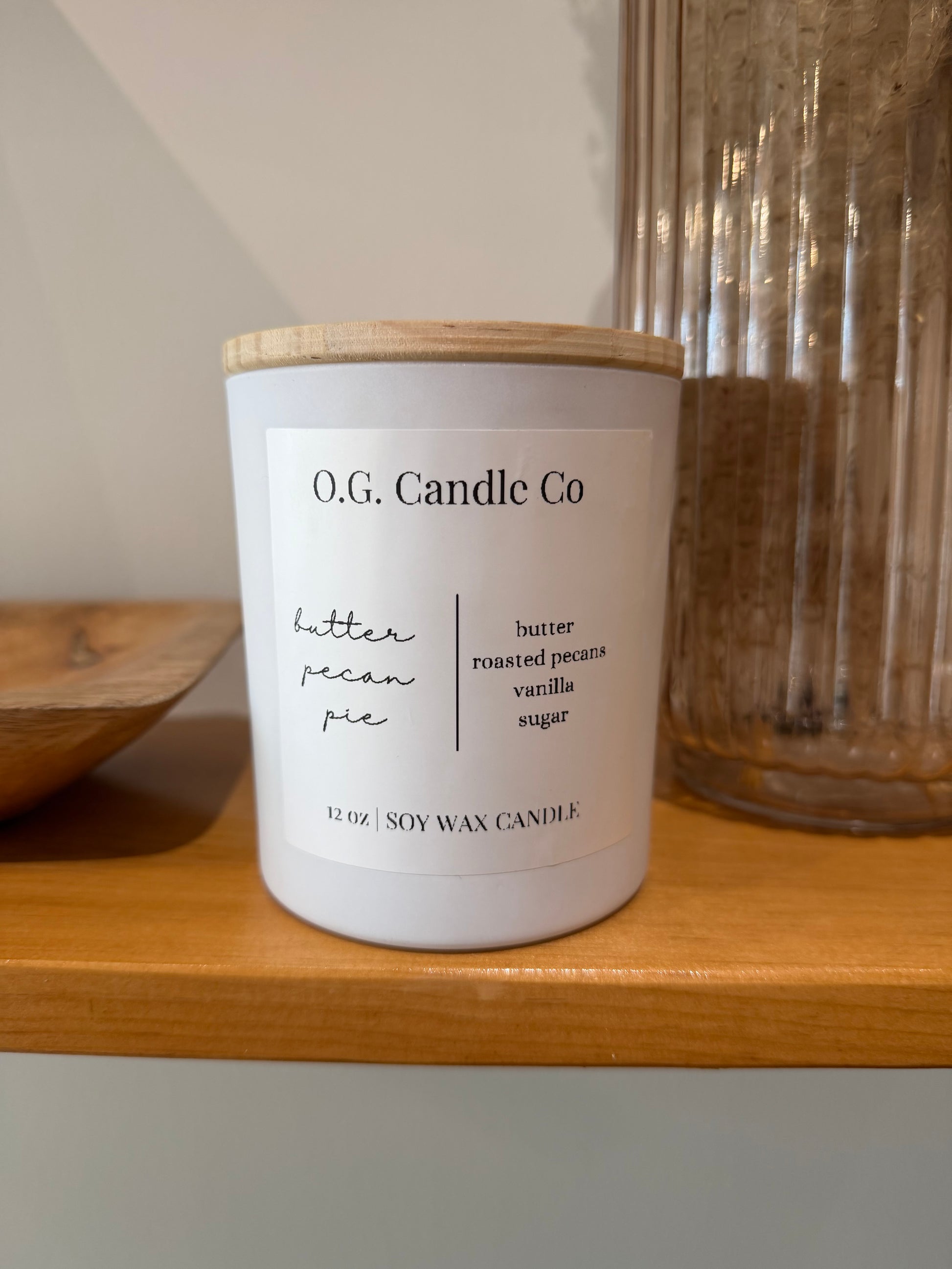 Butter Pecan Pie Soy Candle