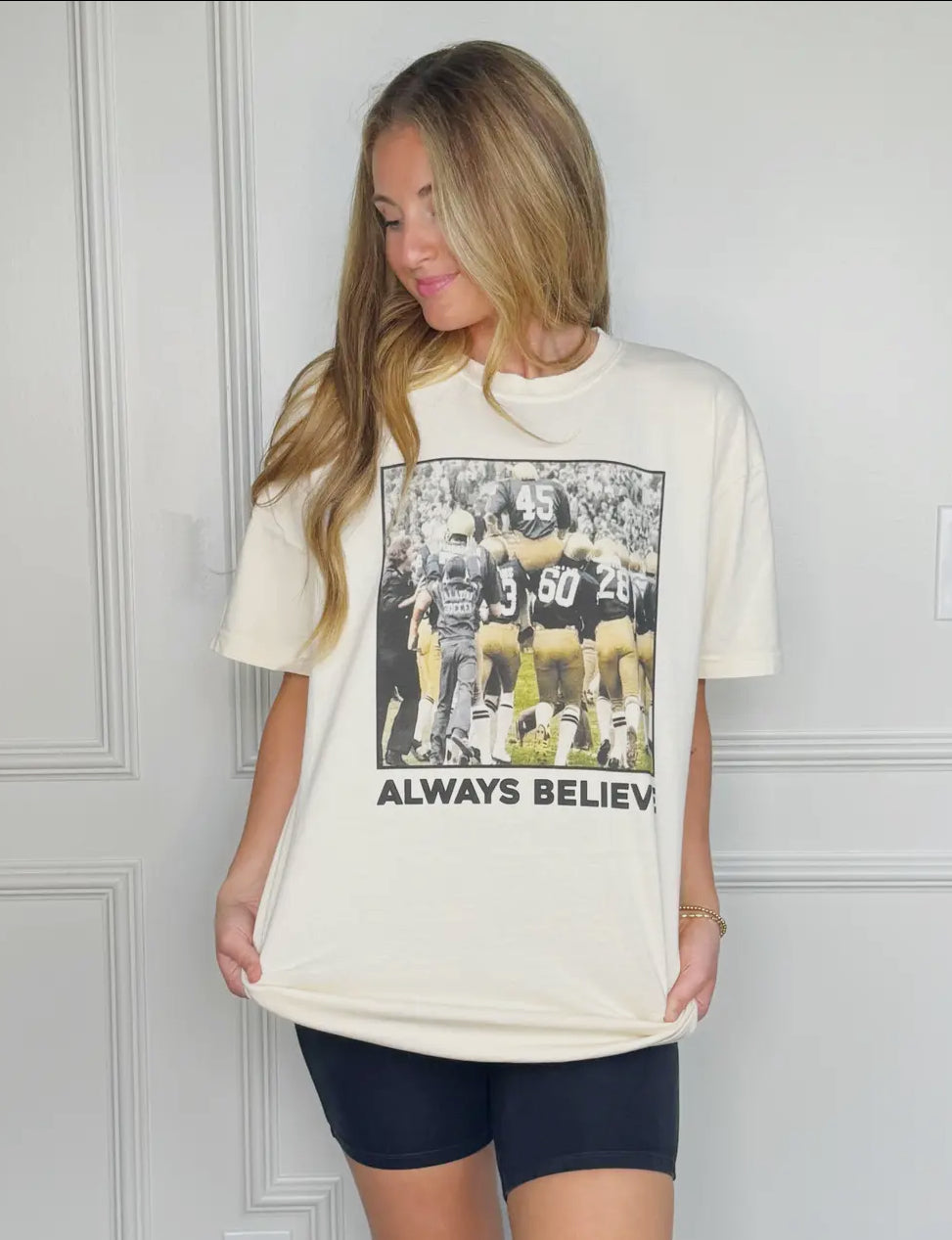 Always believe tee