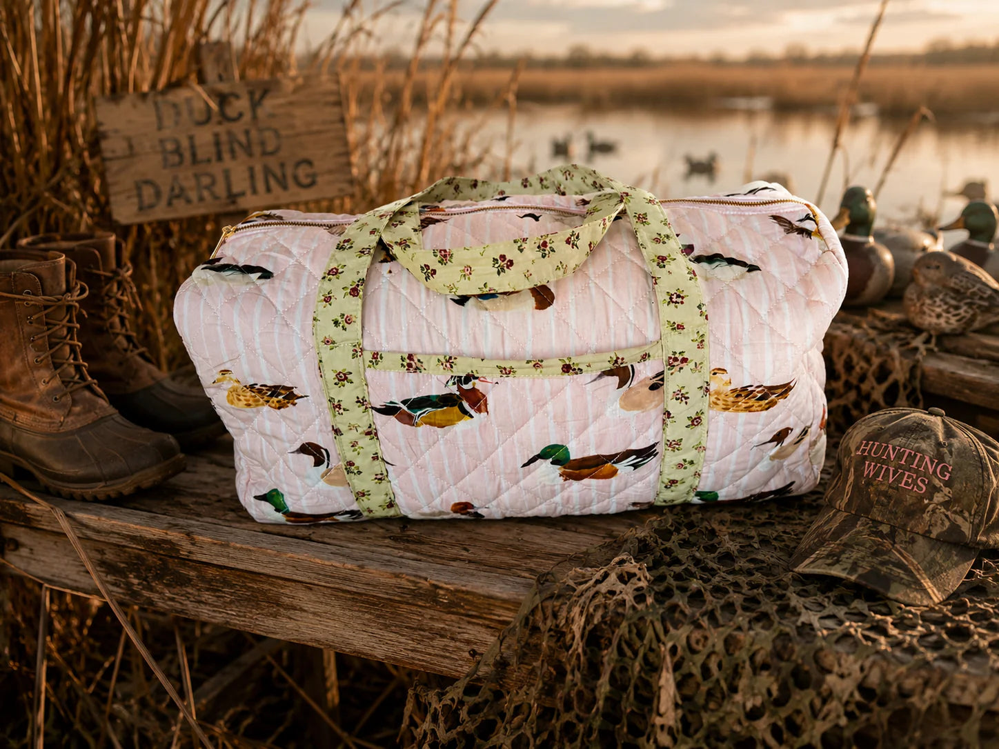 PREORDER- DUCK BLIND DARLING WEEKENDER BAG