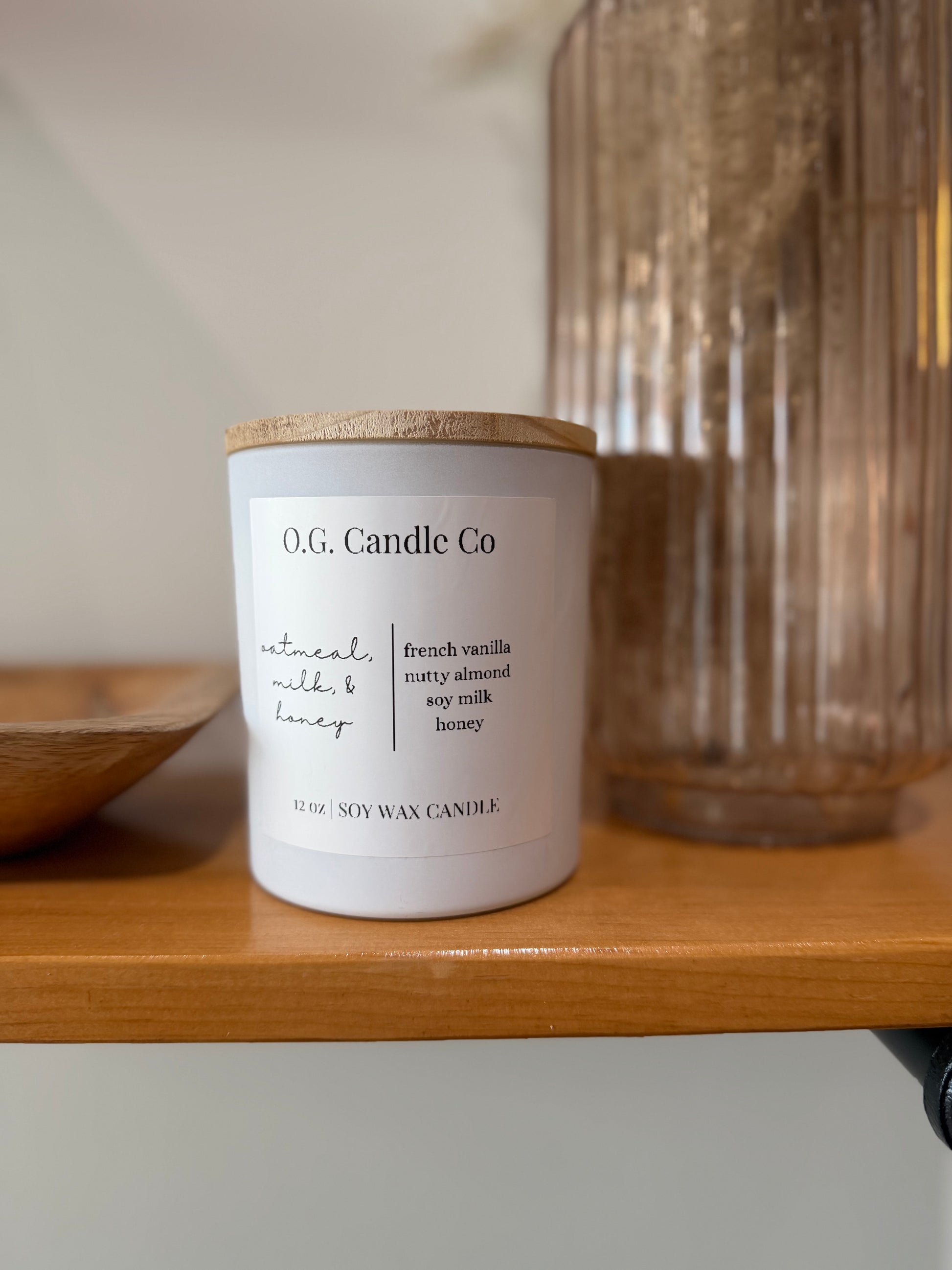 Oatmeal, Milk, & Honey Soy Candle