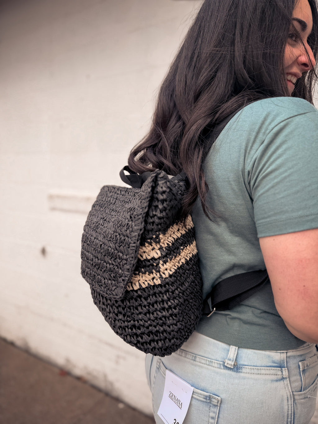 Straw Backpack