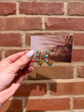 Turquoise Hoops