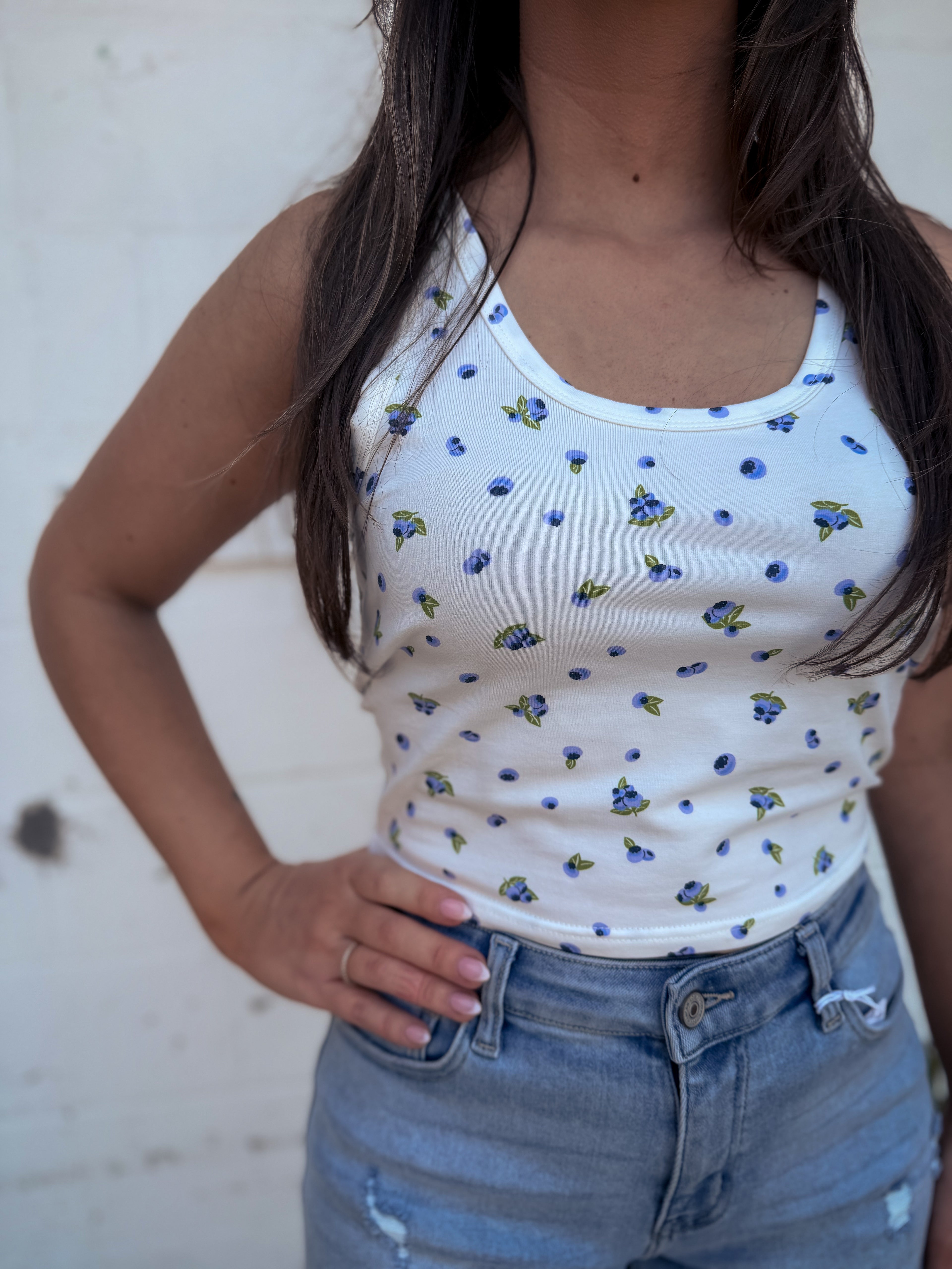 Blueberry Pickin' Tank
