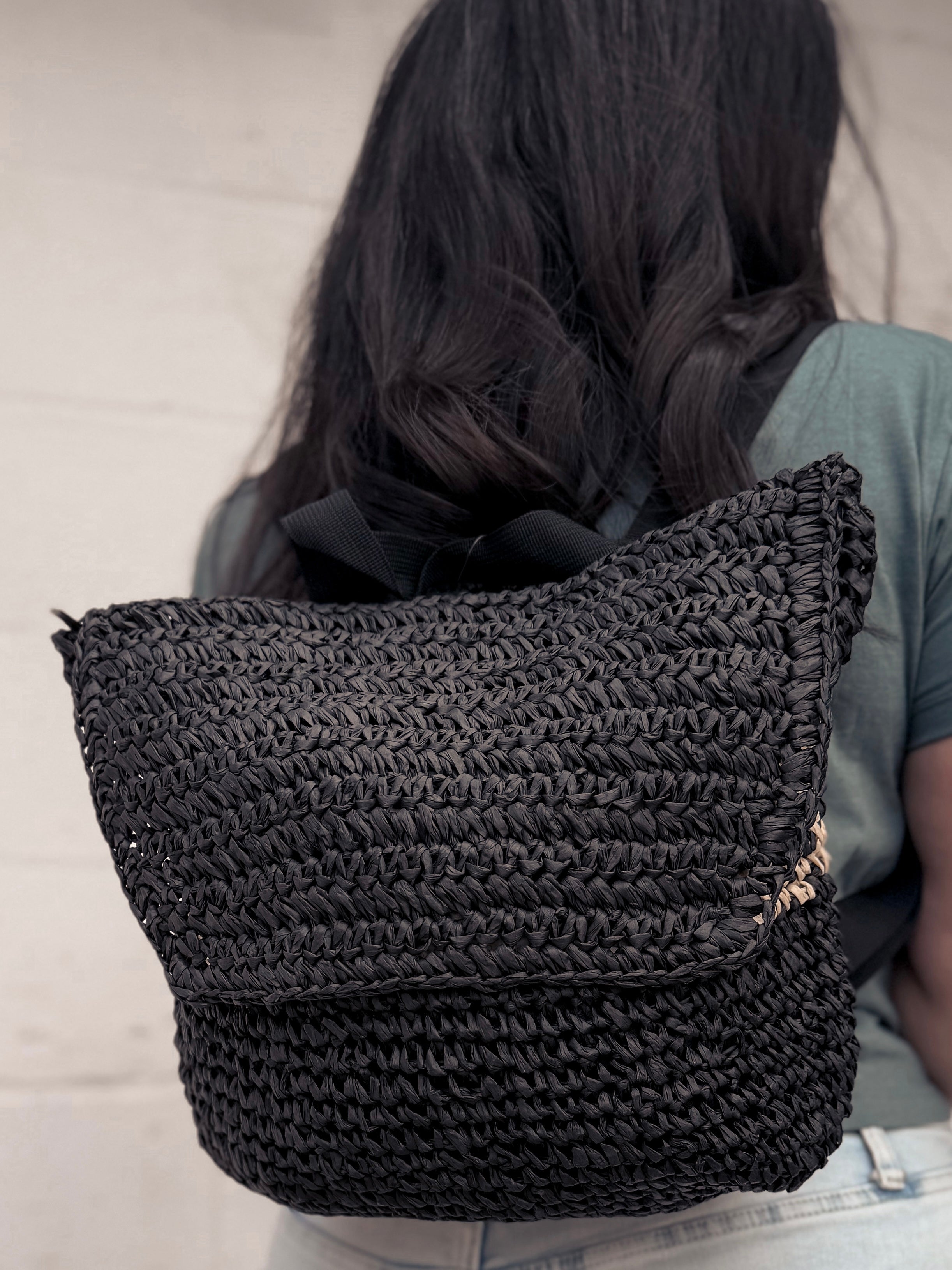 Straw Backpack