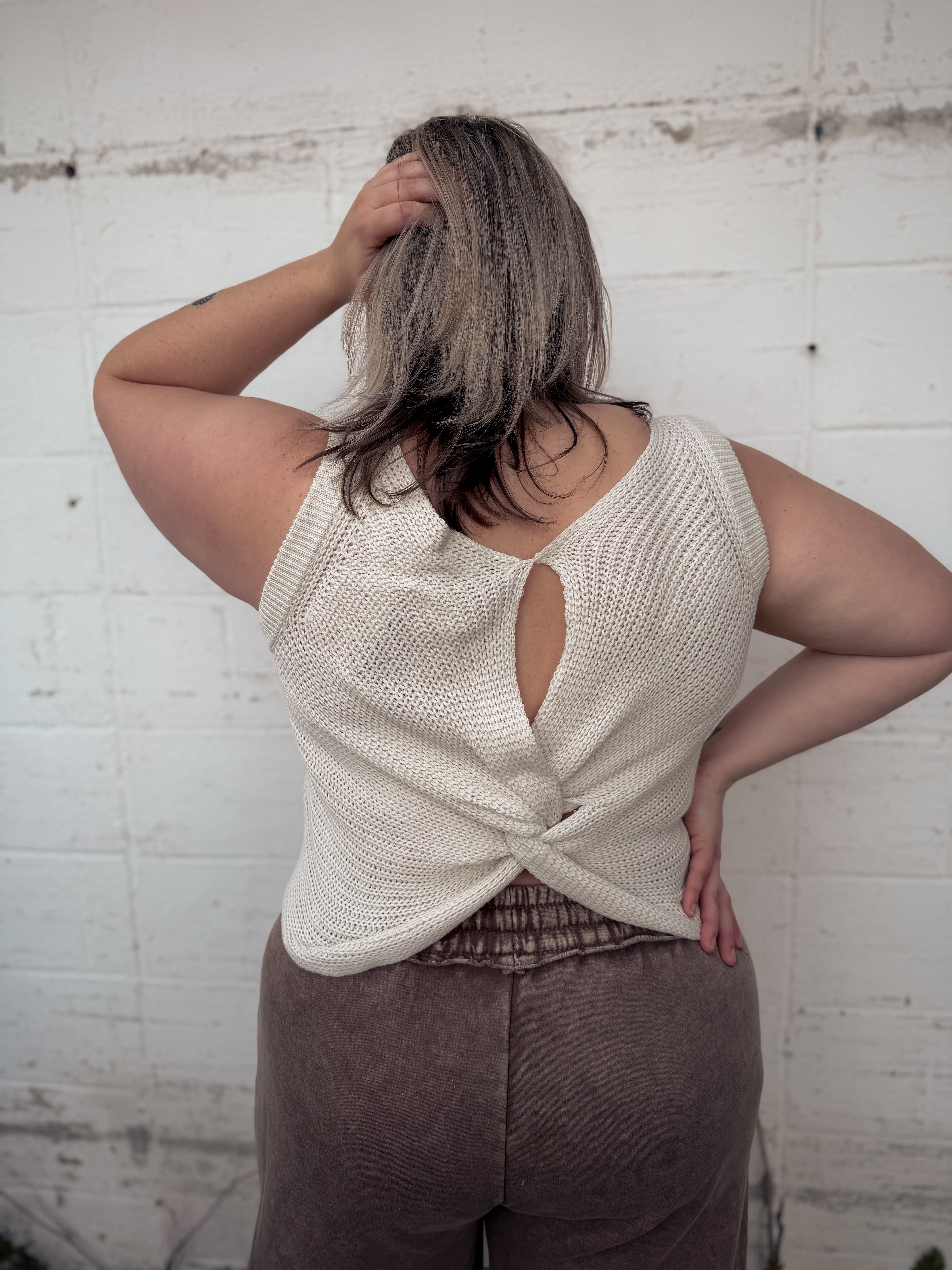 HAMPTONS TWIST BACK TANK
