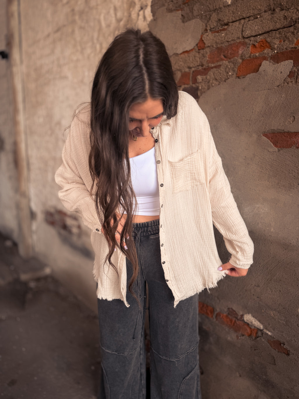 Addie Mae Oversized Shirt