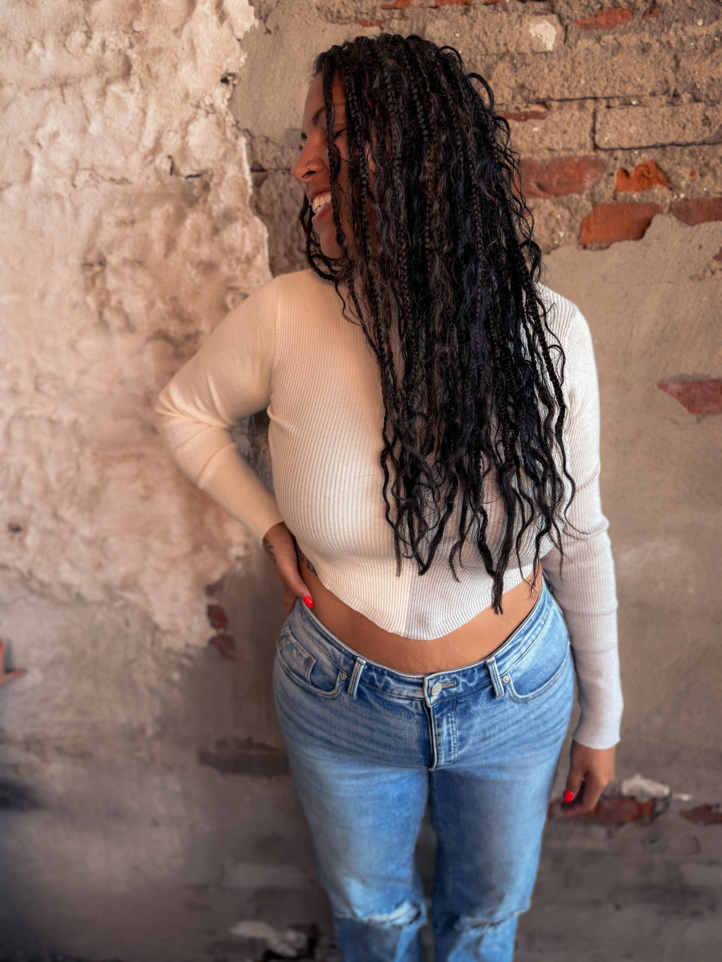 Emma Crop Sweater