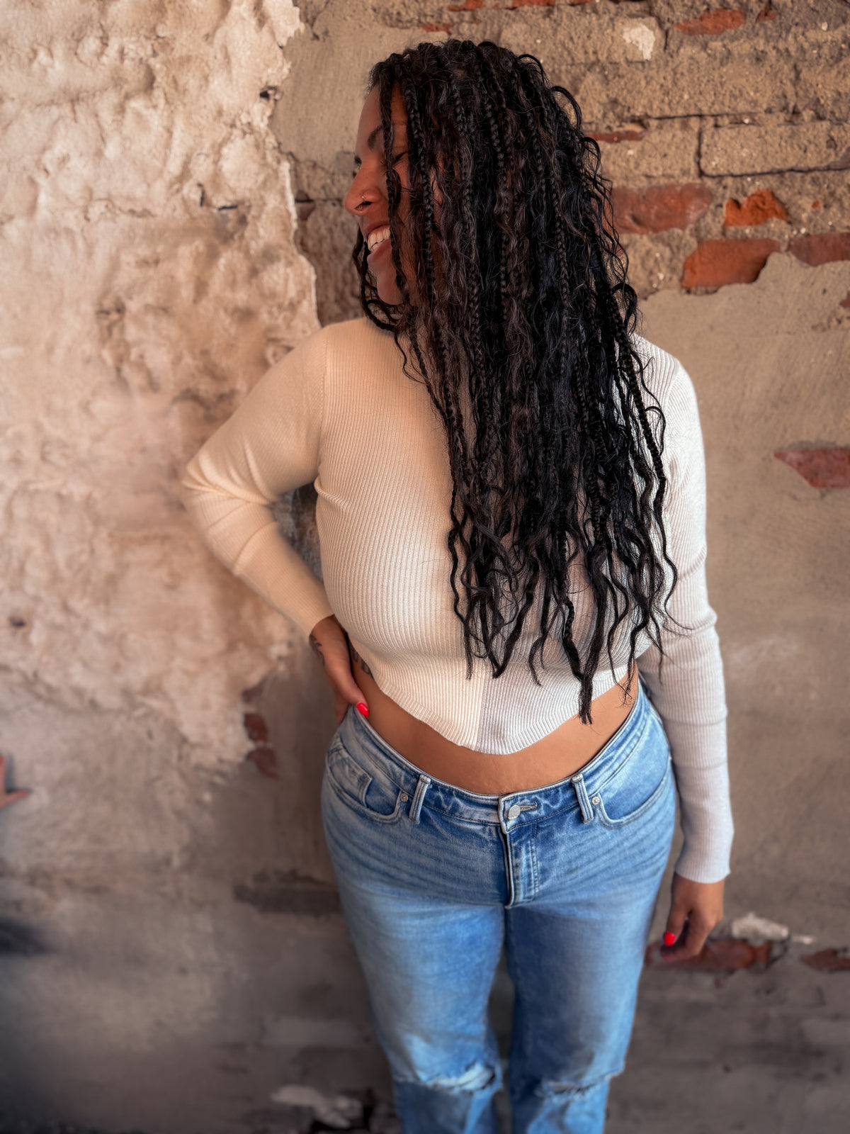 Emma Crop Sweater