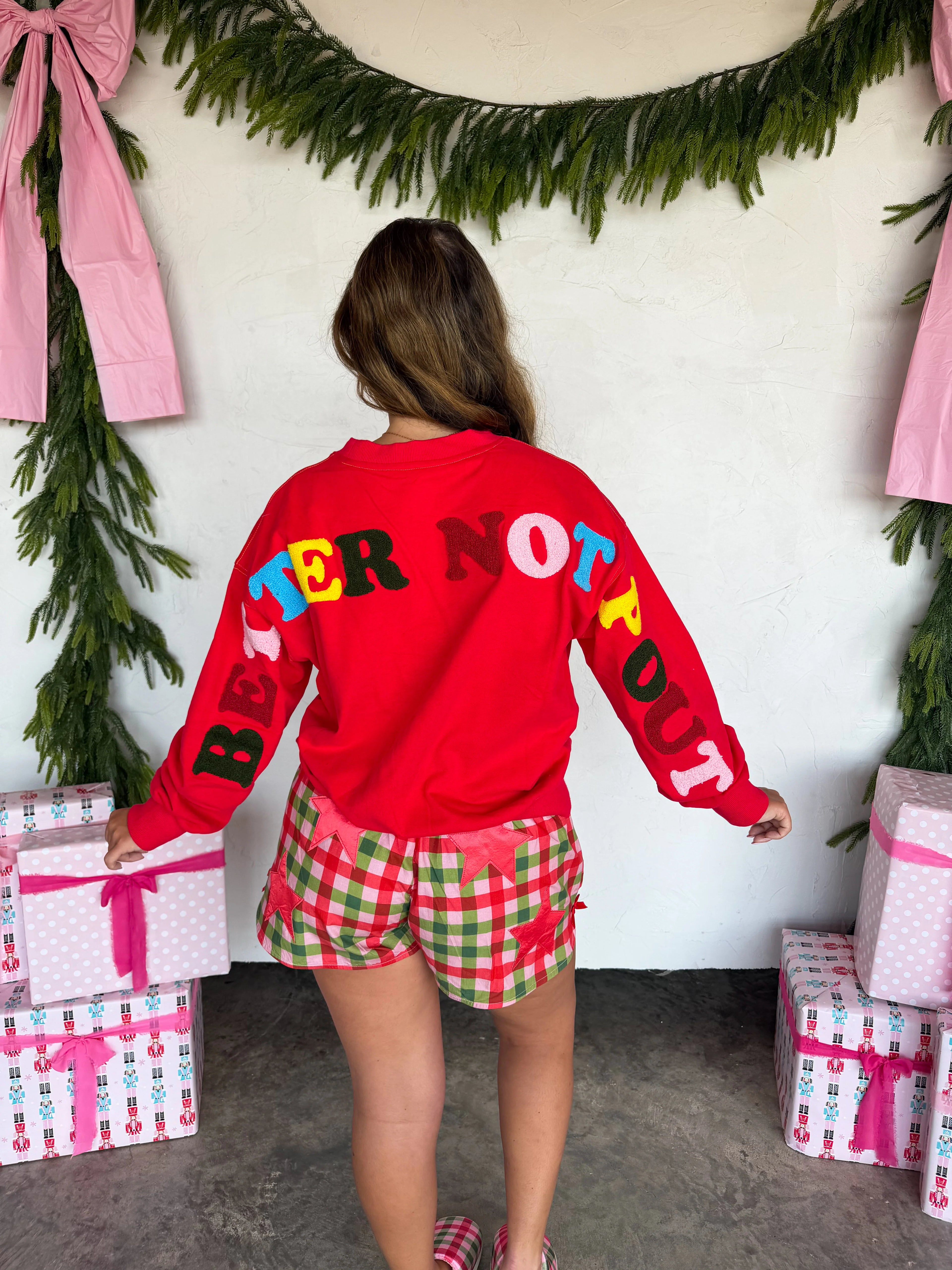 PREORDER- MERRY MESSAGE SWEATSHIRT