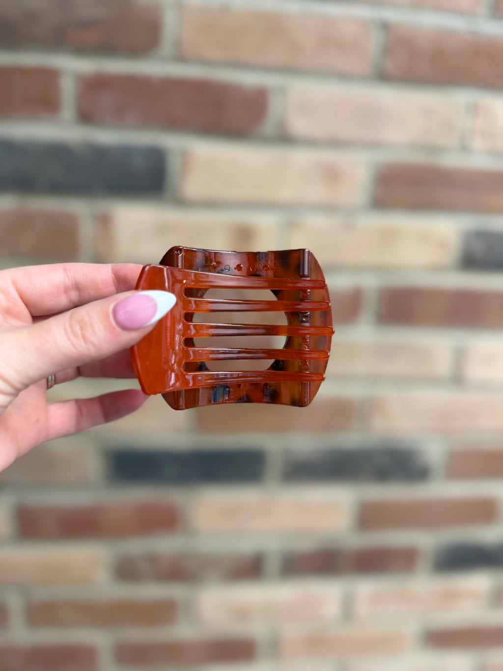 Flat Tortoise Hair Clip