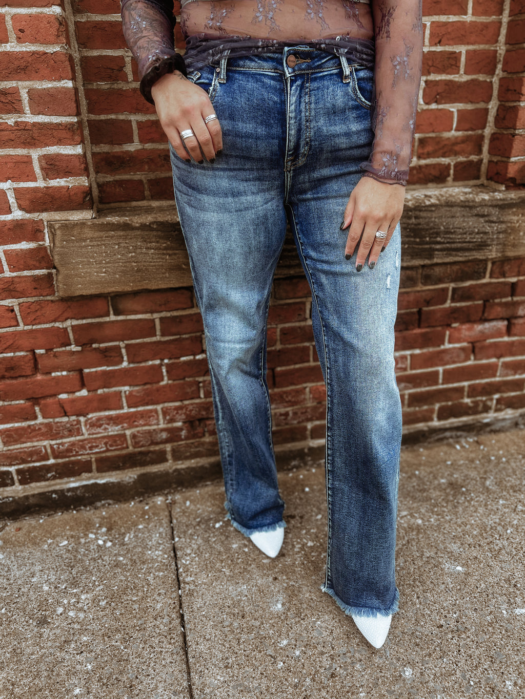 Chelsy Long Straight Jeans