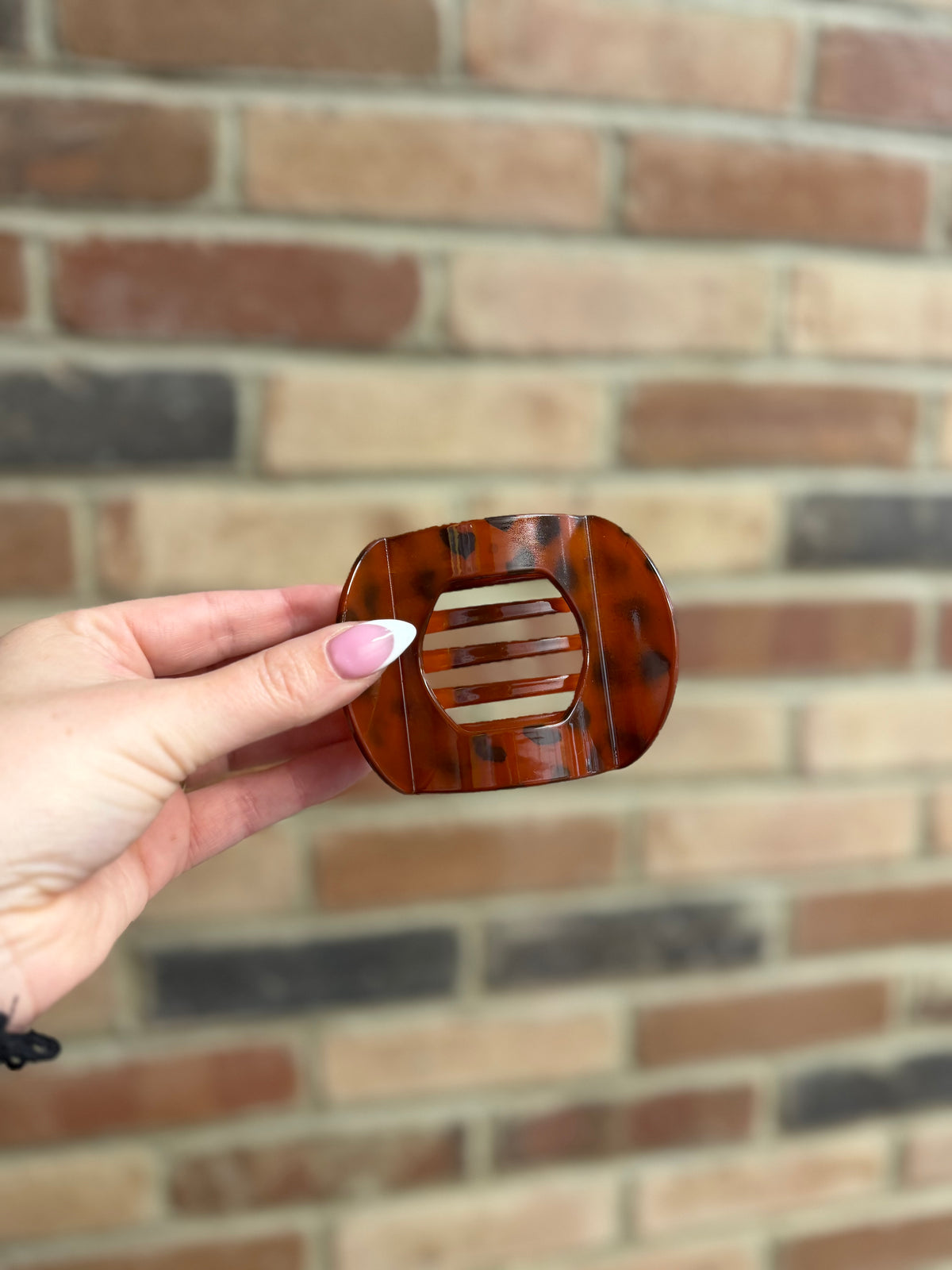 Flat Tortoise Hair Clip
