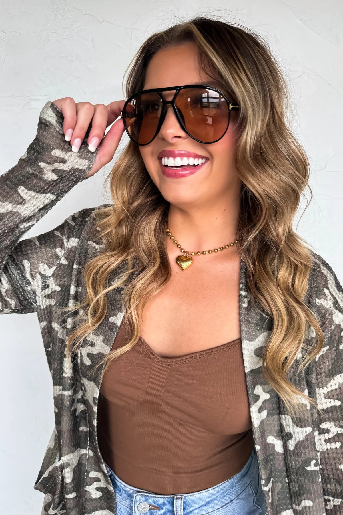 Lola Camo Cardigan