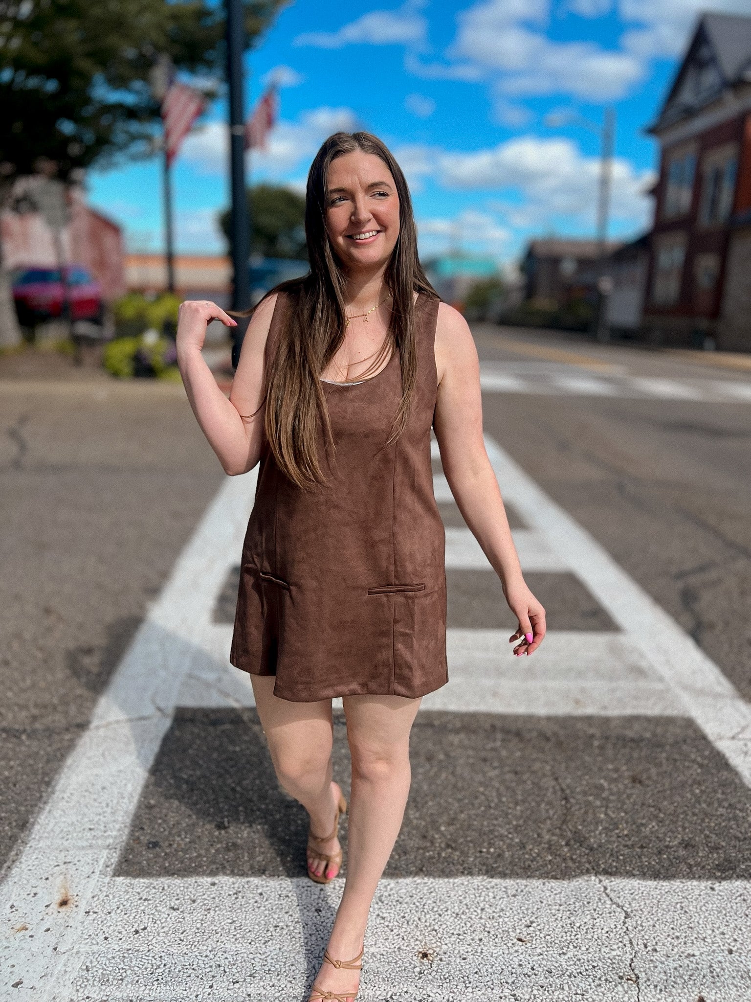 Jordan Suede Dress