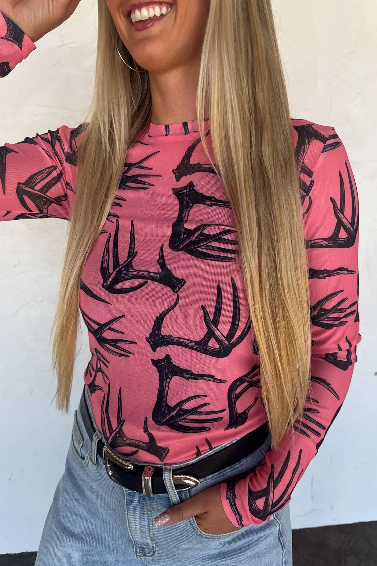 PREORDER- HUNTING DRESS IT UP MESH TOPS