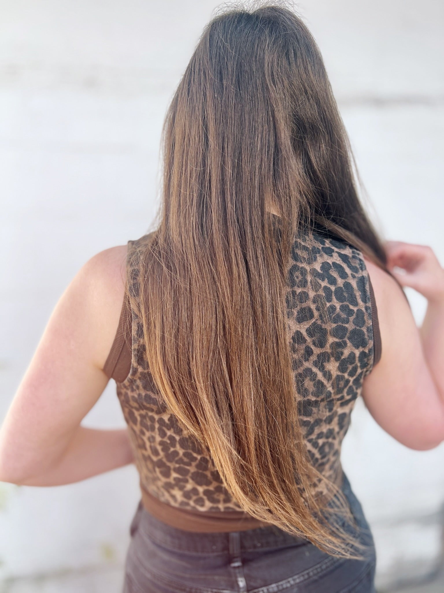 Evelin Leopard Vest